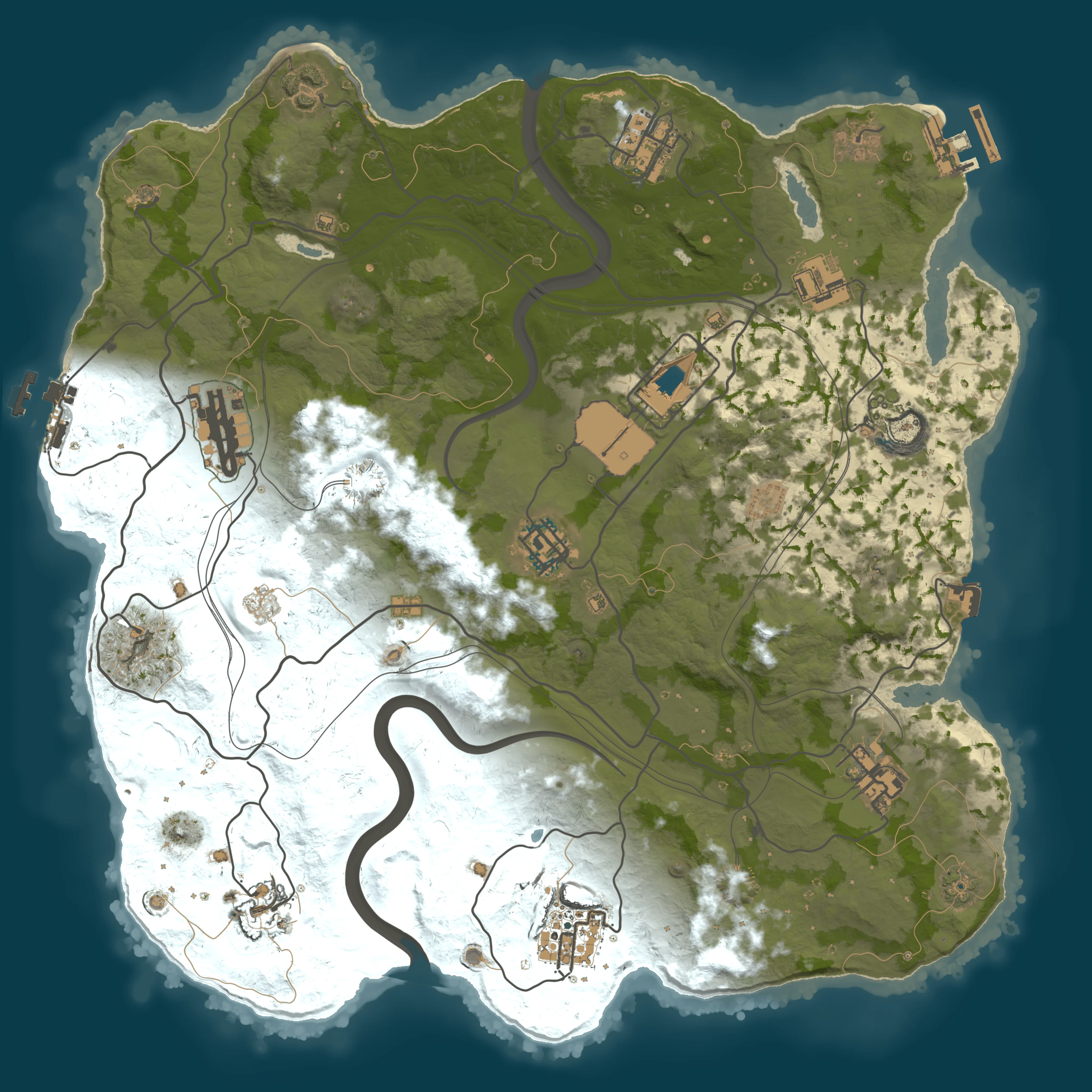 Rendered map for seed 1419238533