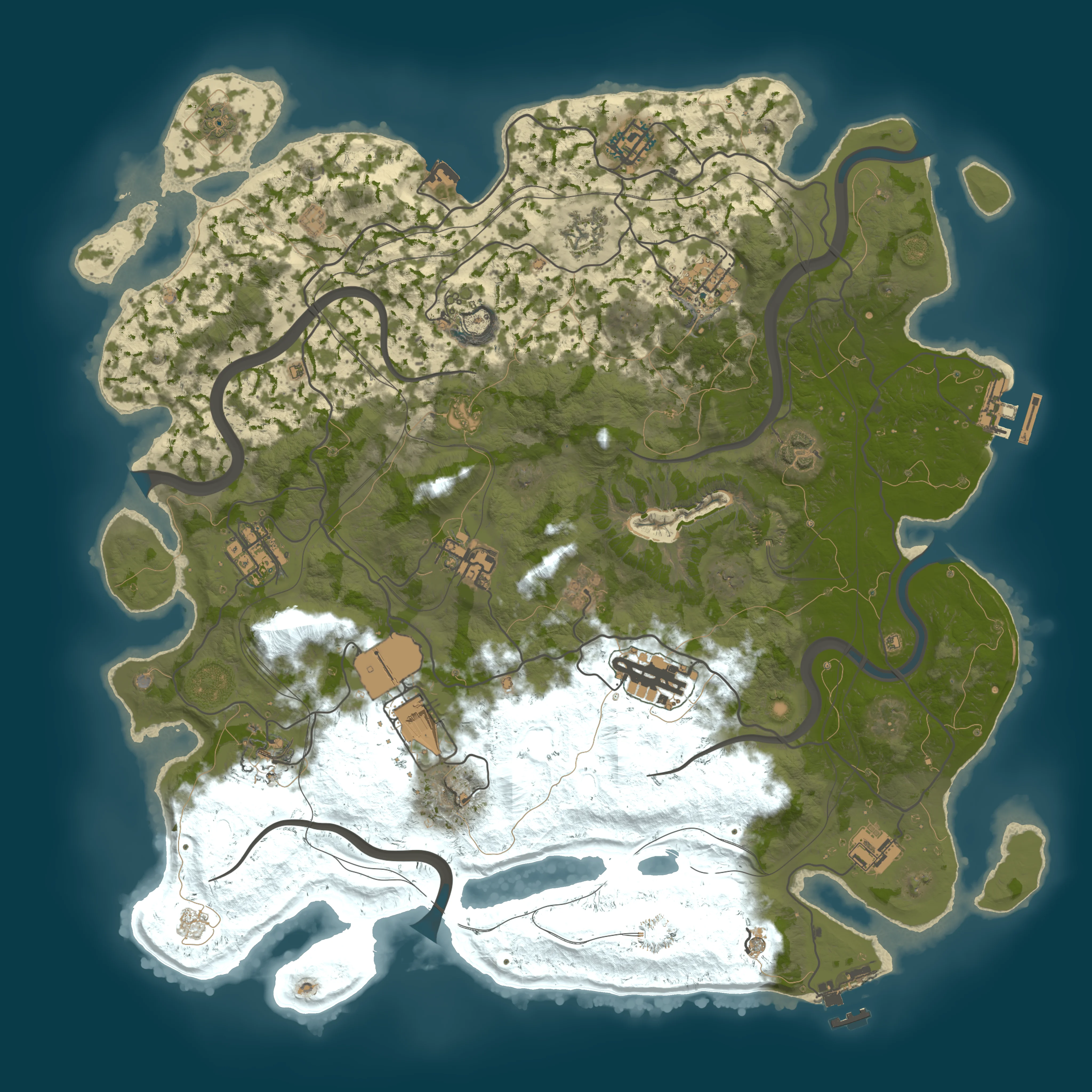 Rendered map for seed 1386611148