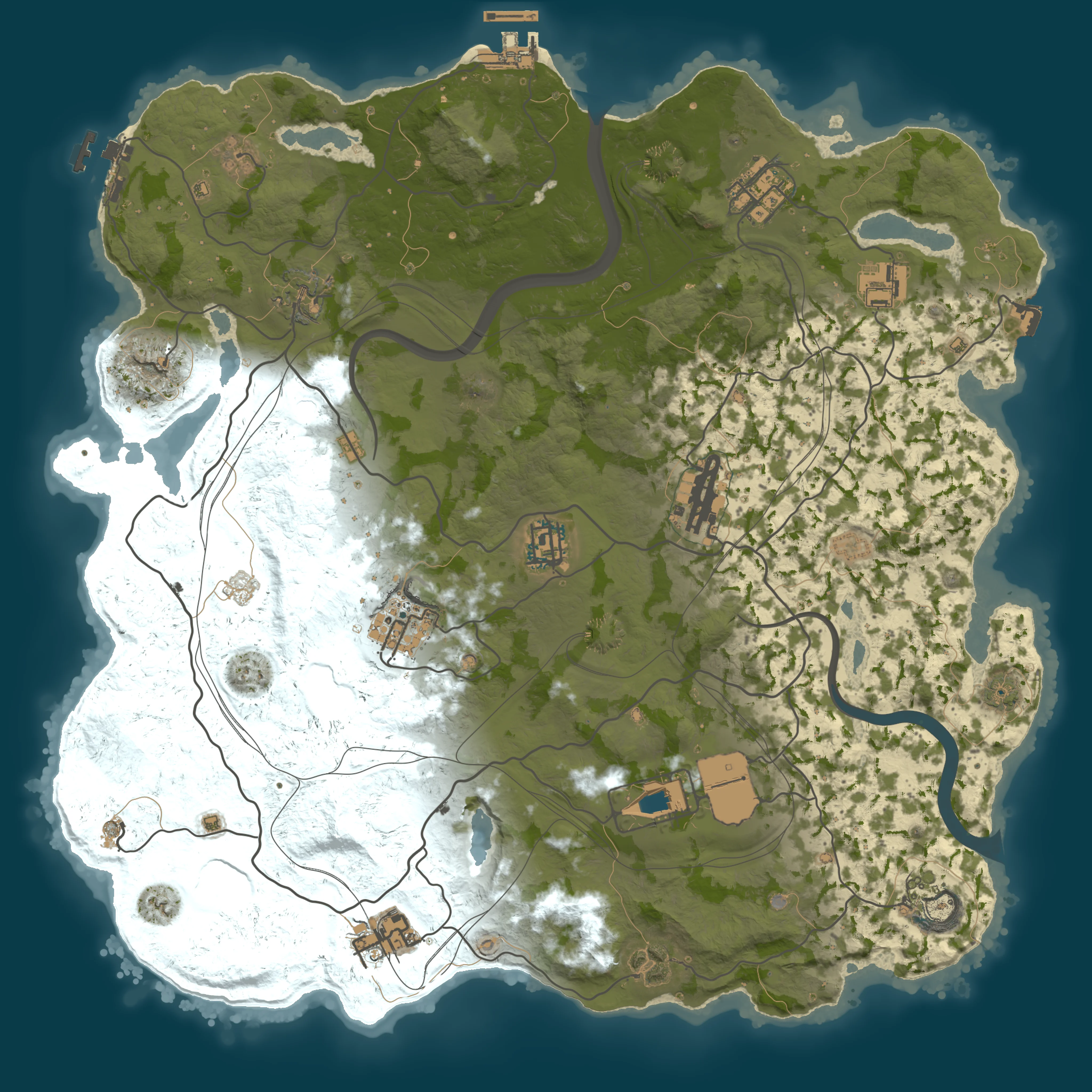 Rendered map for seed 897849890