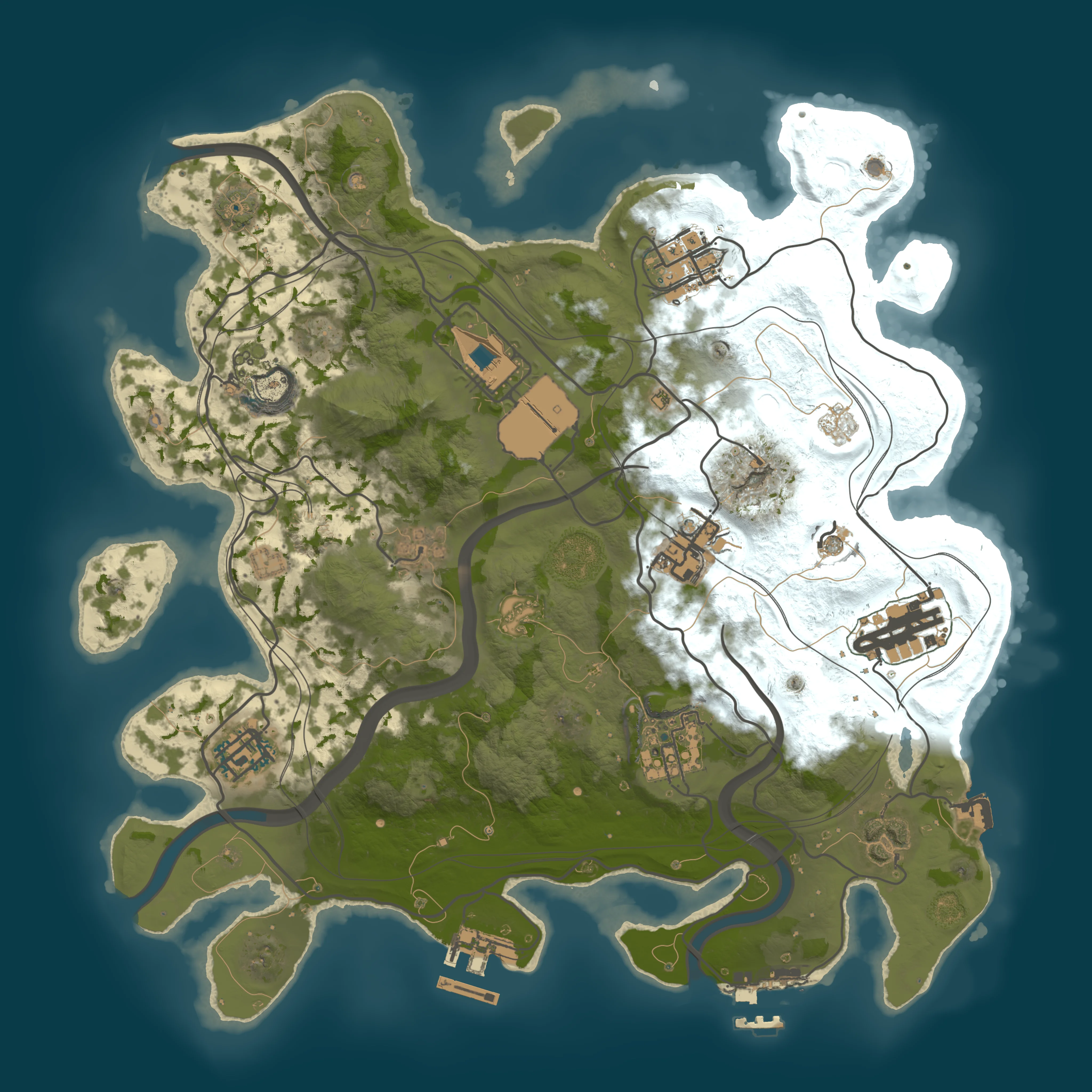 Rendered map for seed 0
