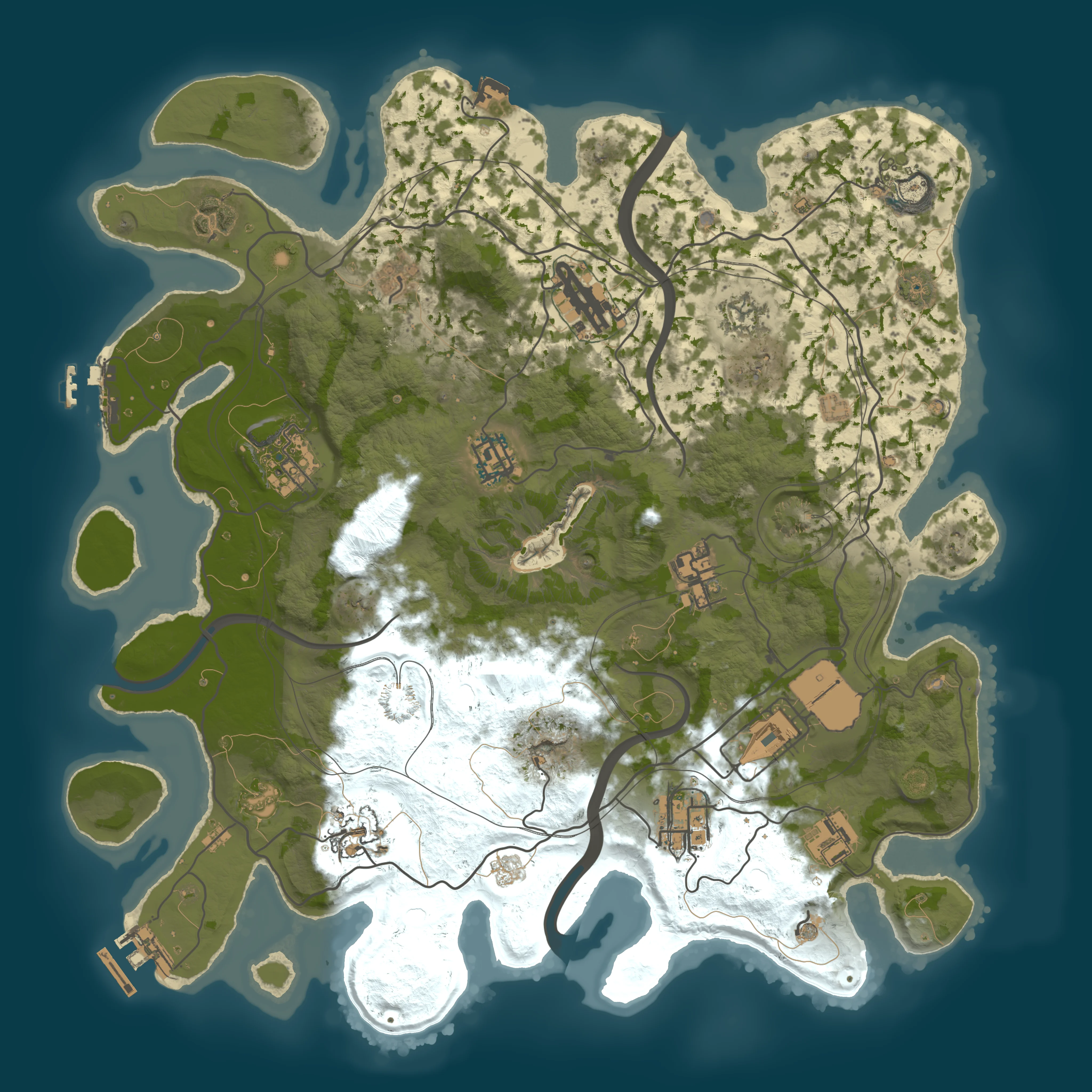Rendered map for seed 1337