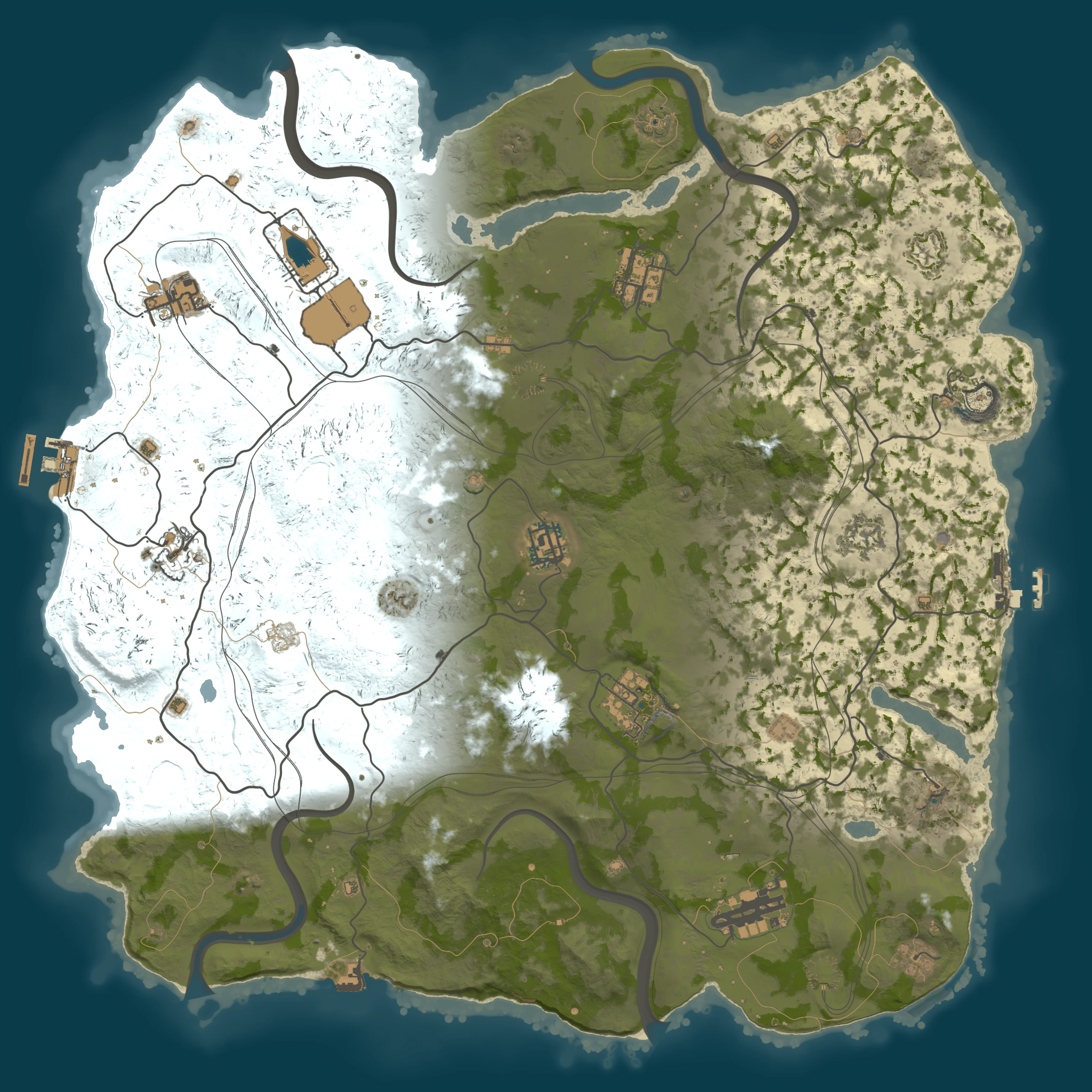 Rendered map for seed 2777