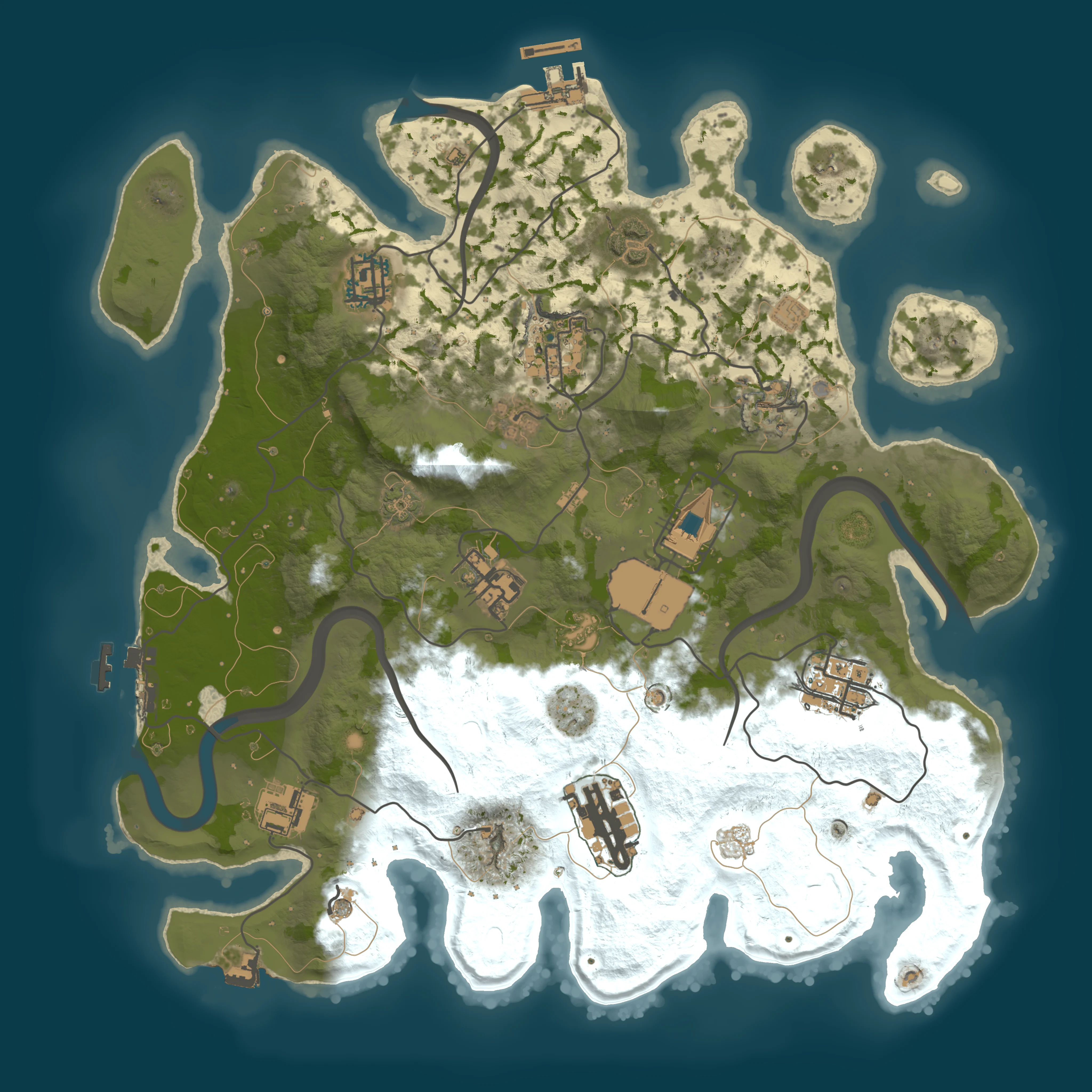 Rendered map for seed 1700229