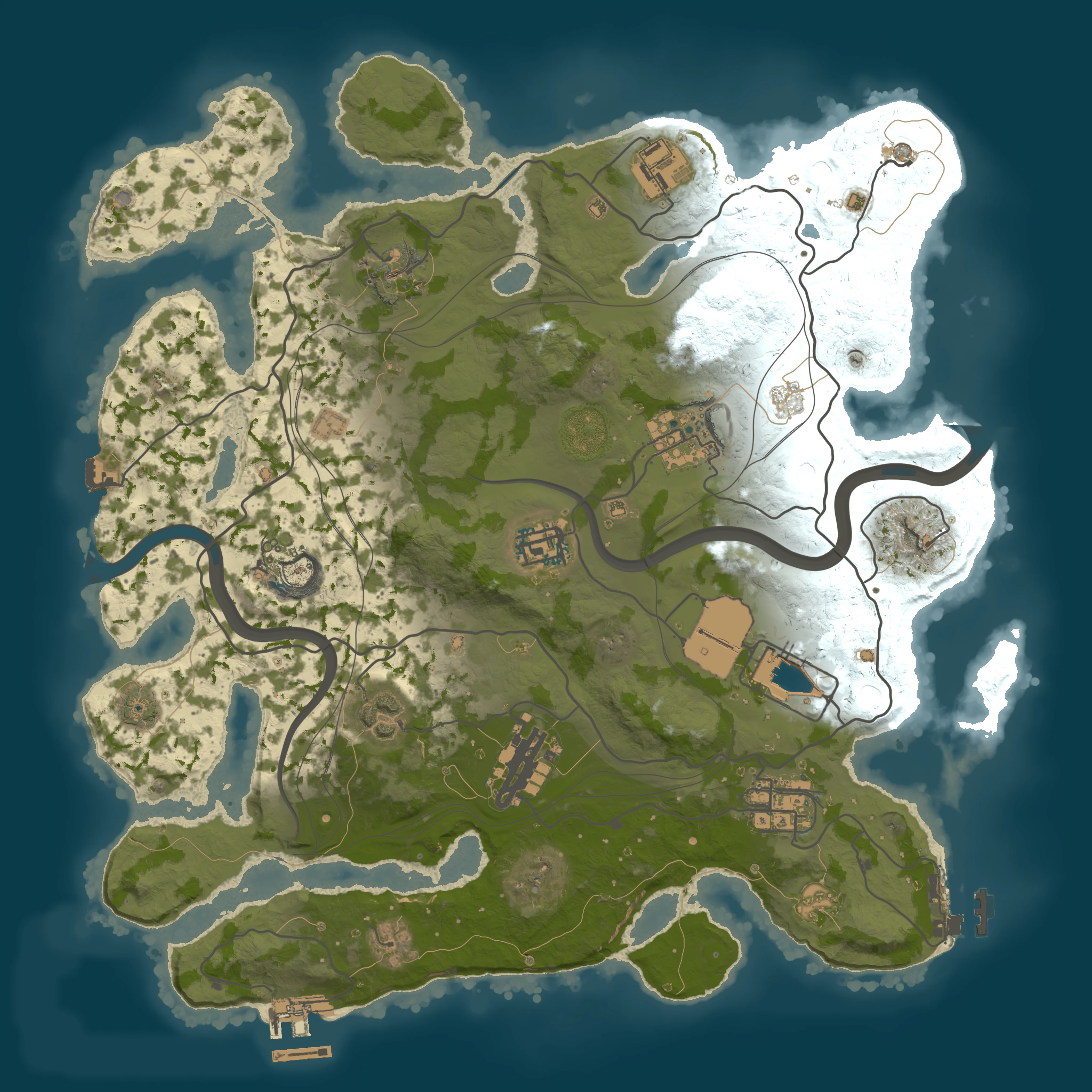 Rendered map for seed 1337
