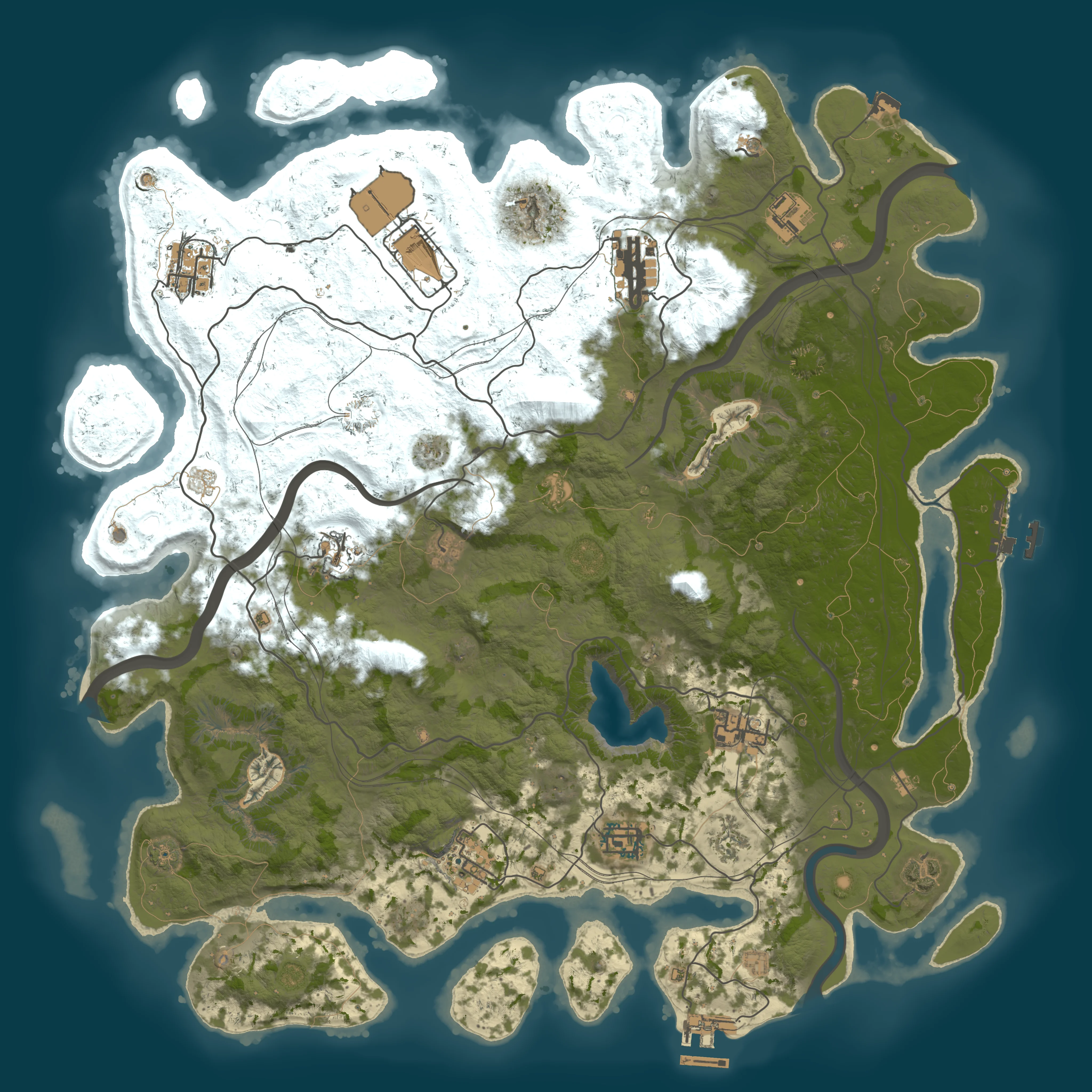 Rendered map for seed 1581170764