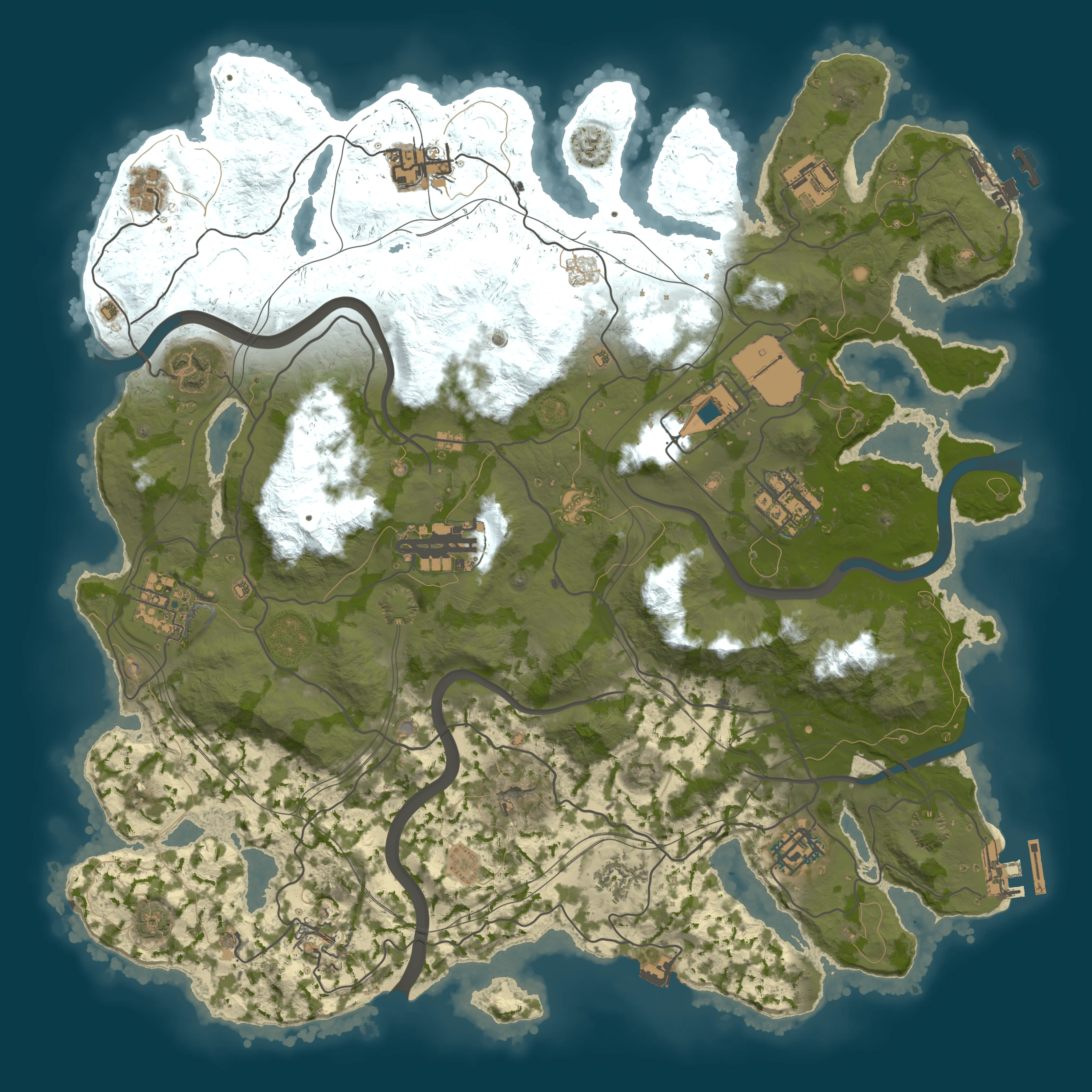 Rendered map for seed 1337