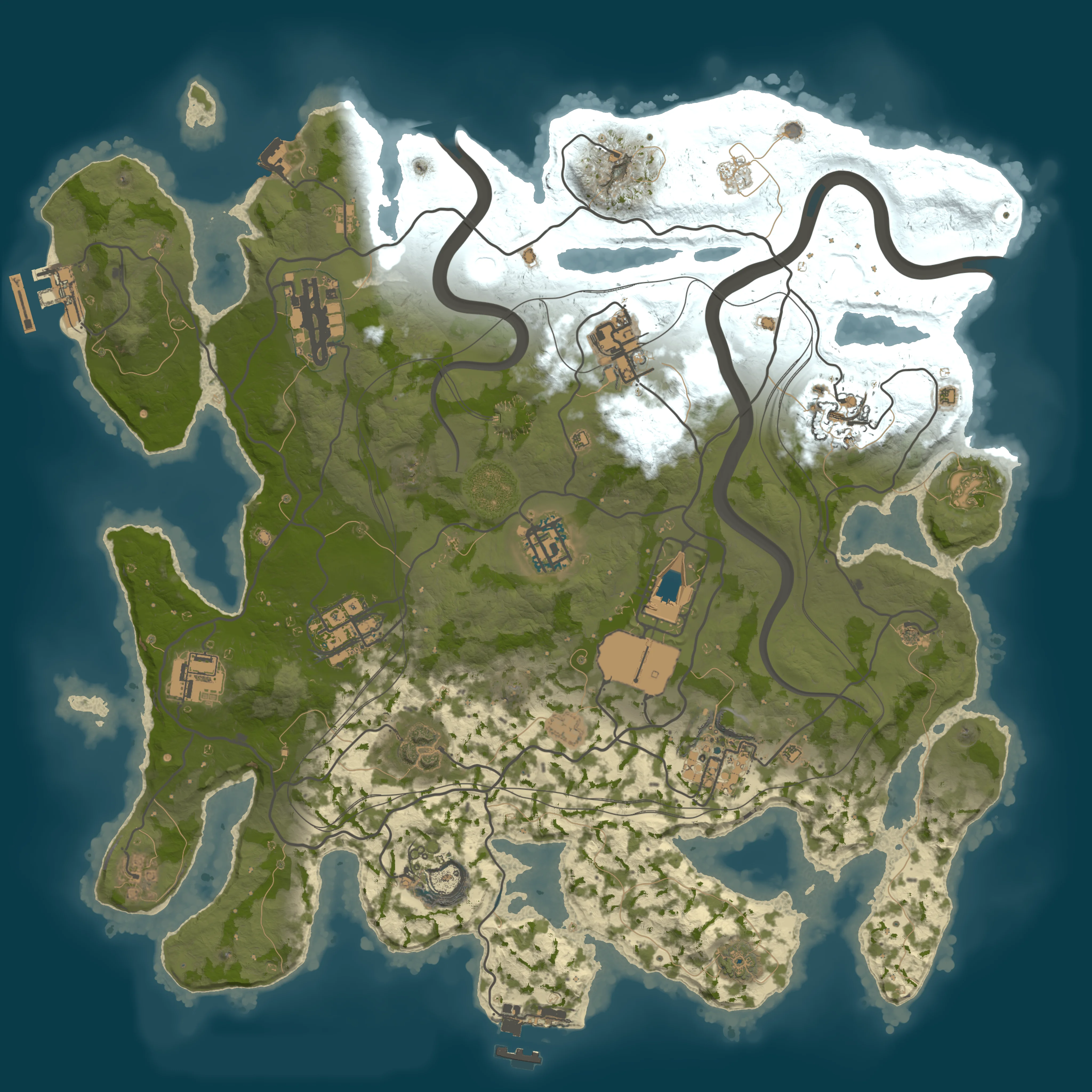 Rendered map for seed 1337