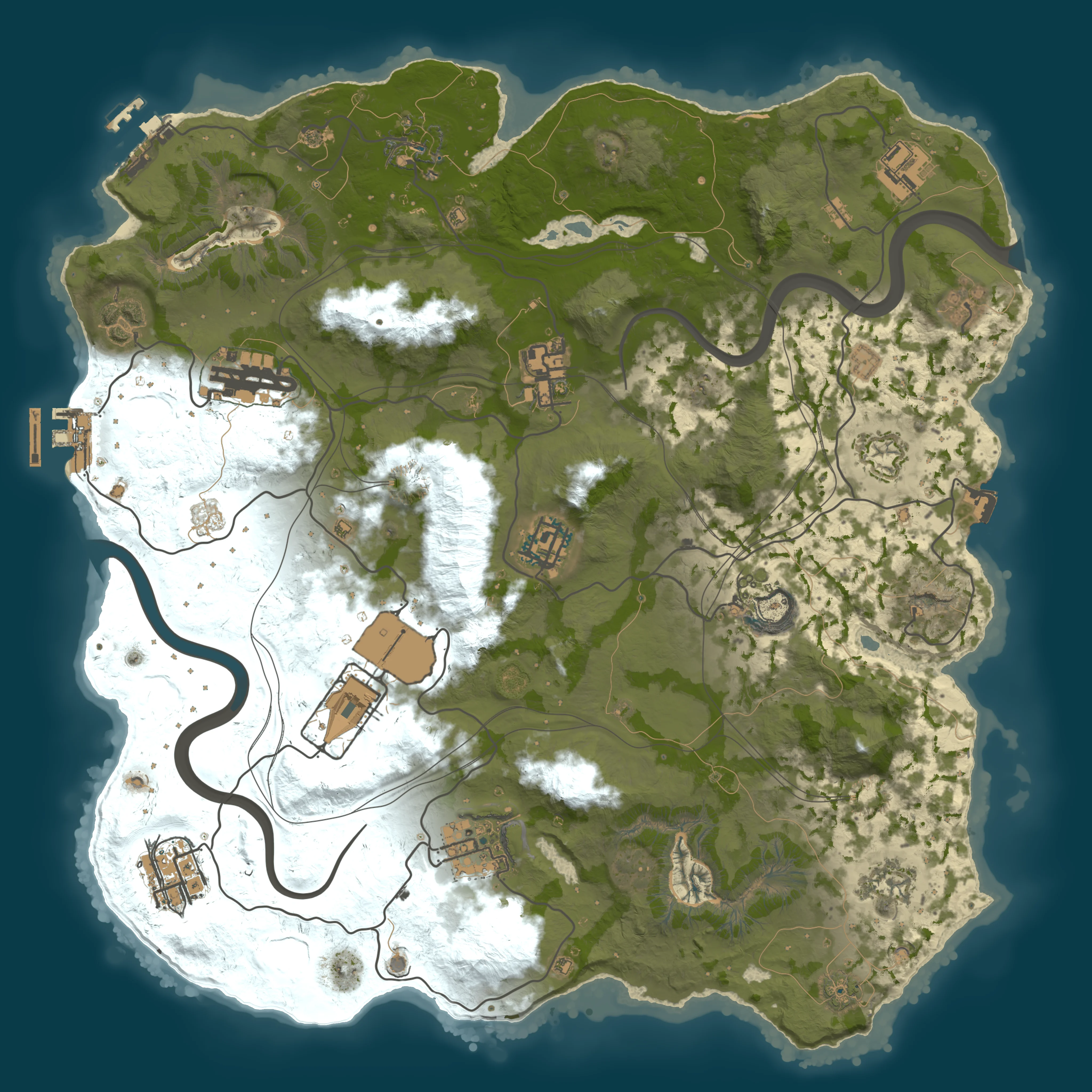 Rendered map for seed 29515