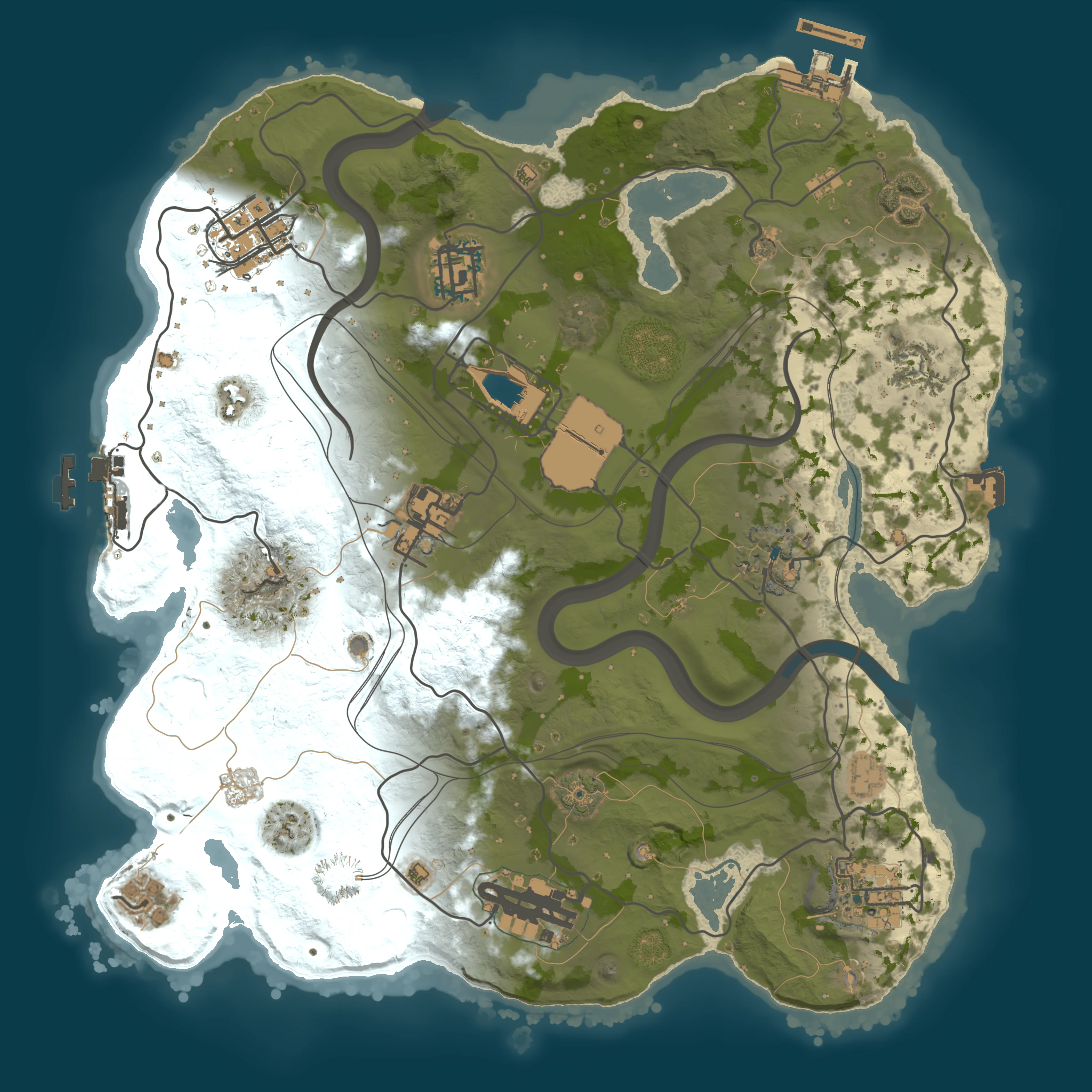 Rendered map for seed 1337