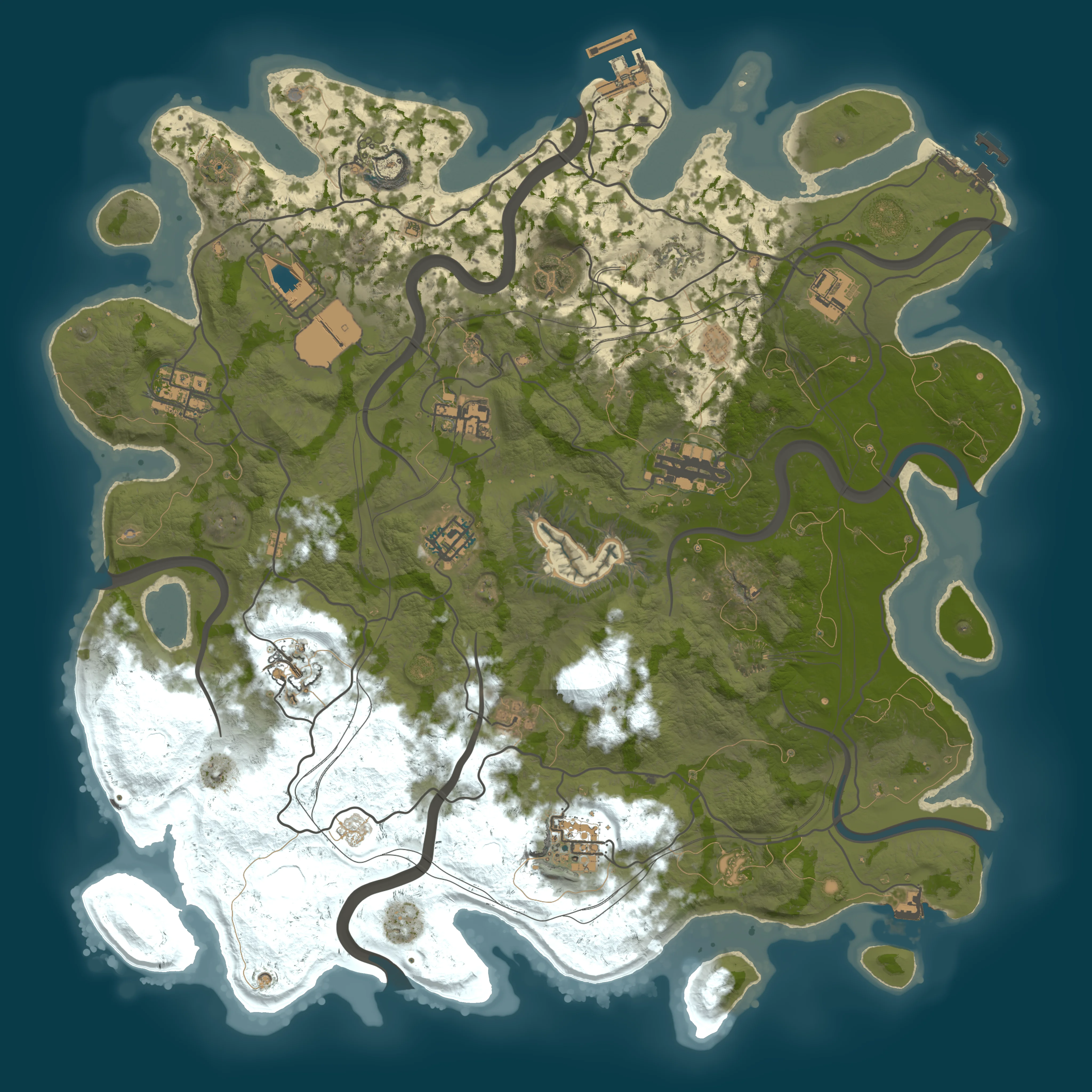 Rendered map for seed 1337