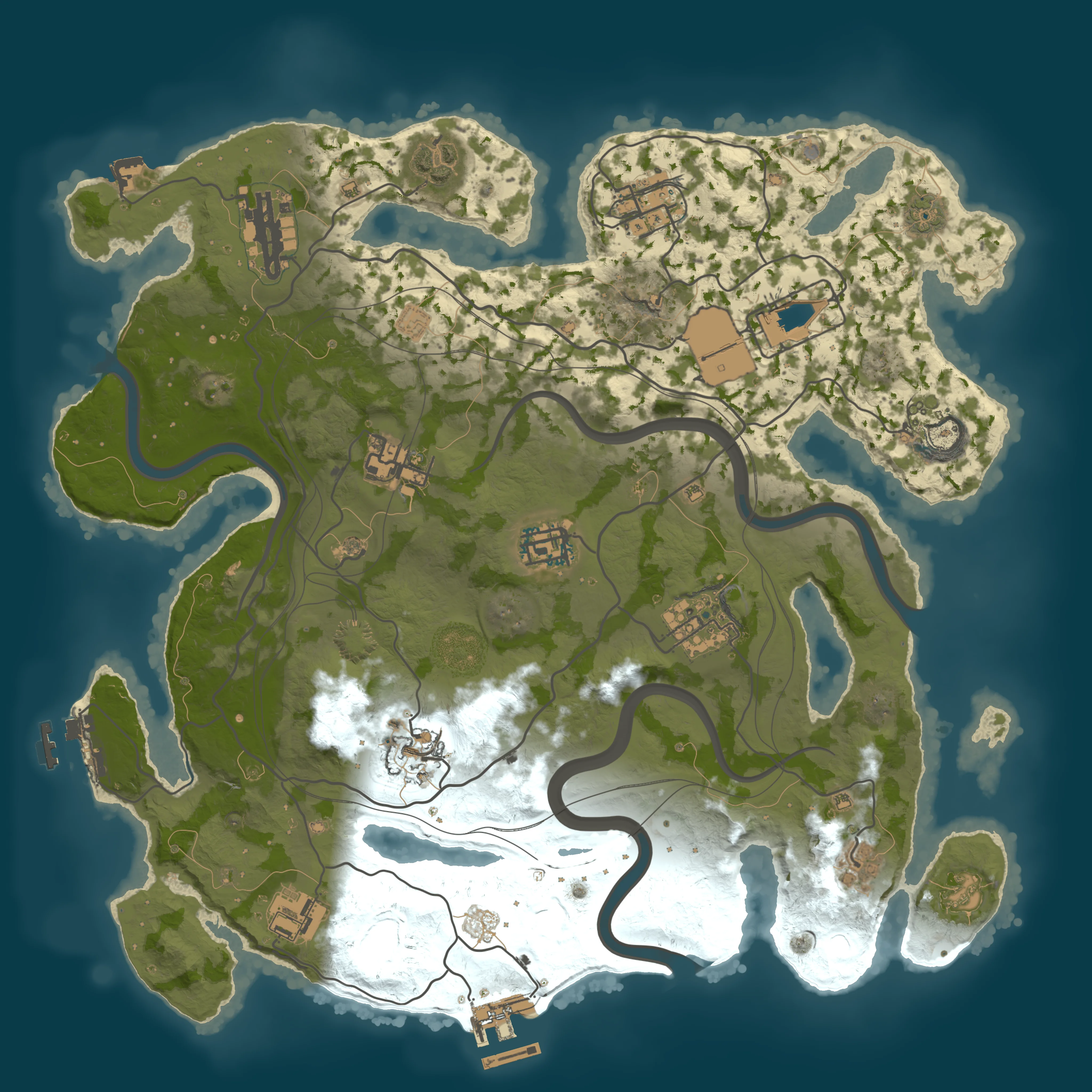 Rendered map for seed 1337