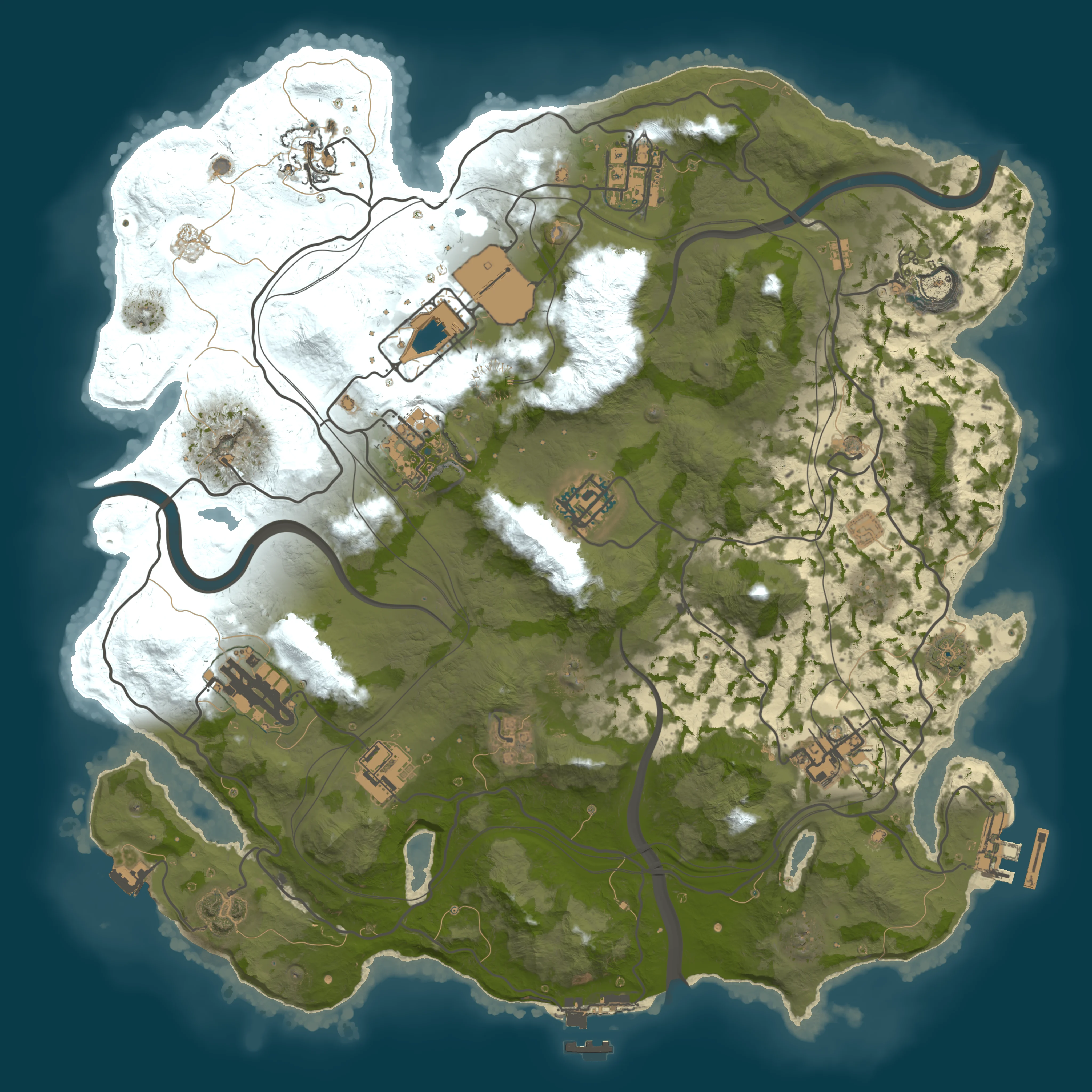 Rendered map for seed 1337
