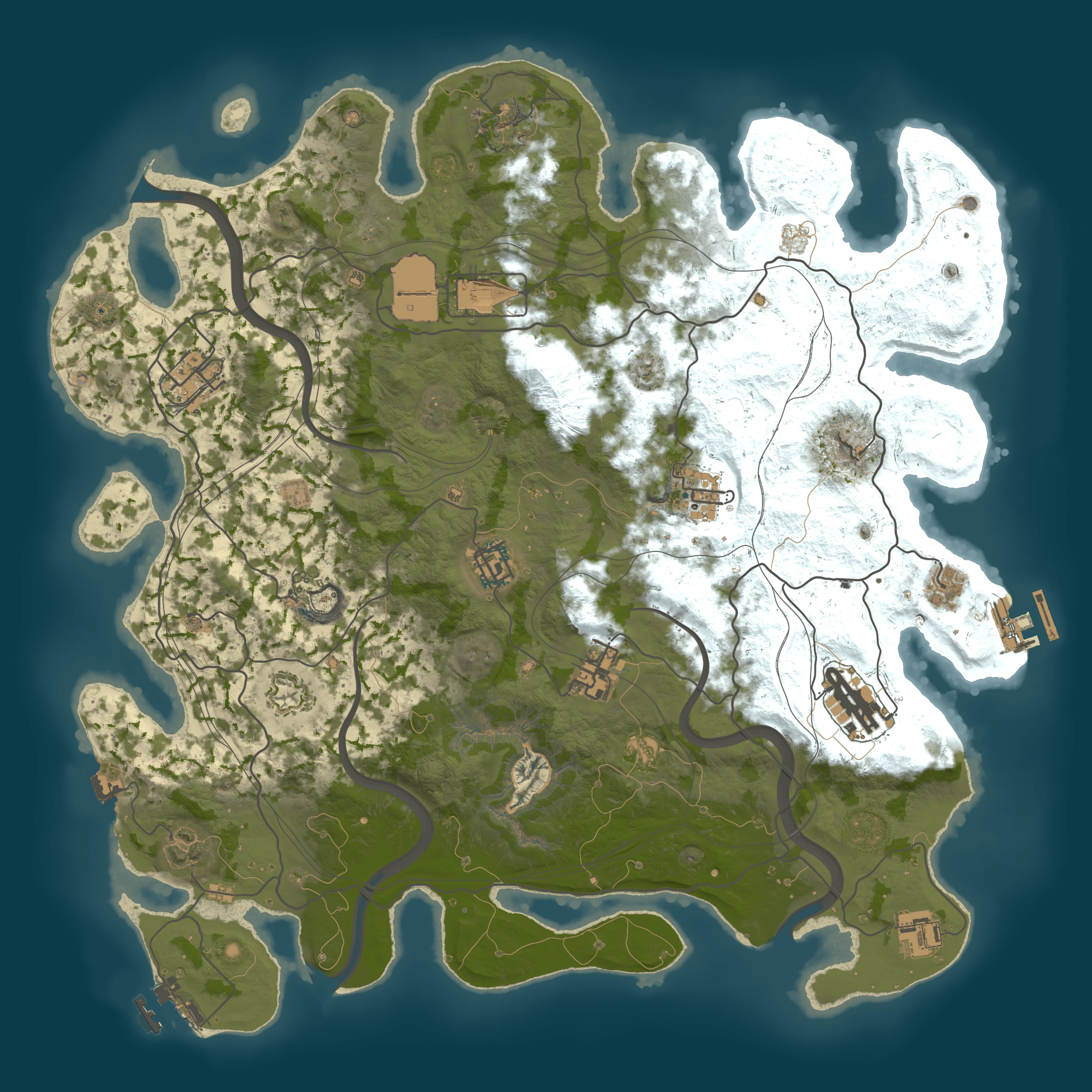 Rendered map for seed 1704574028