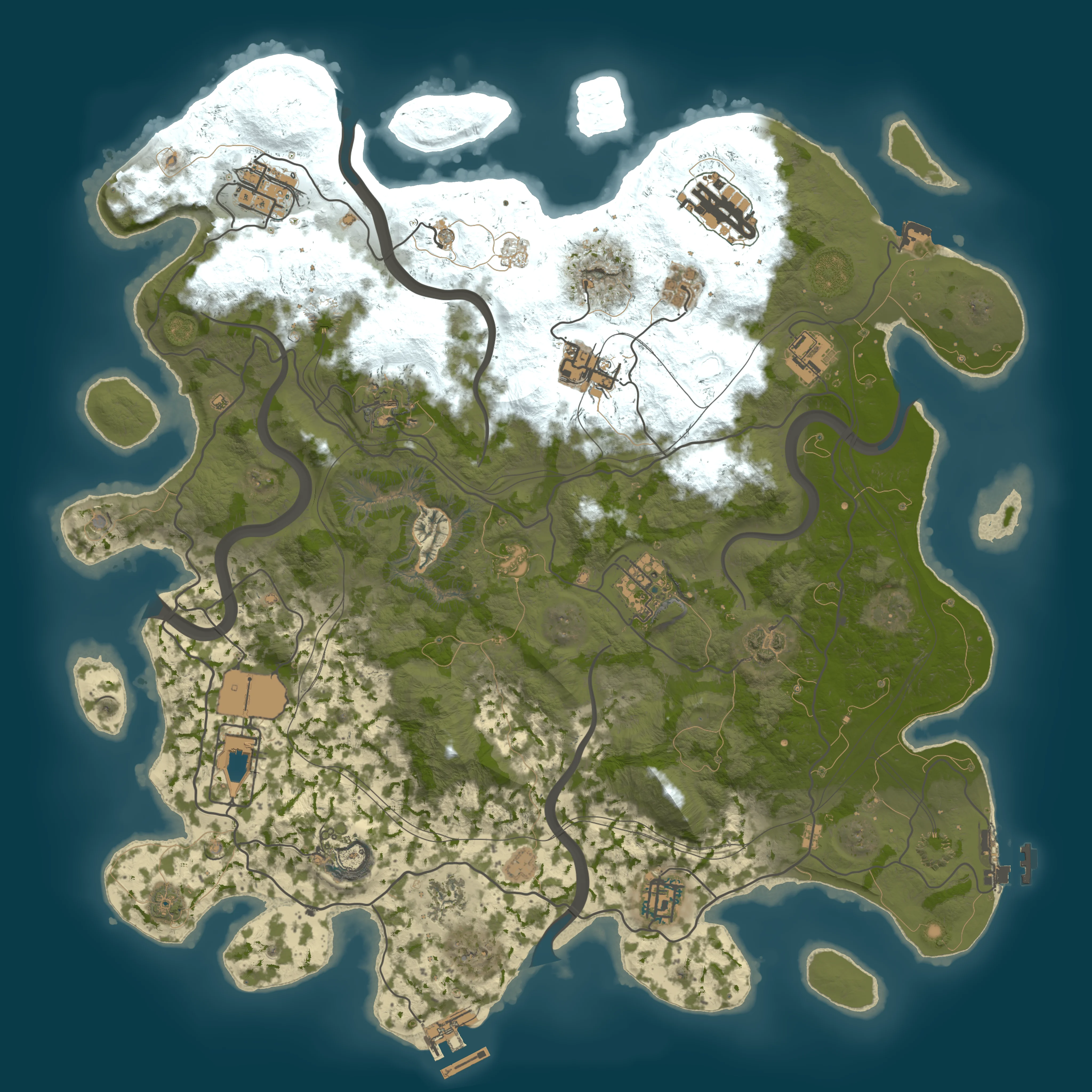 Rendered map for seed 11026