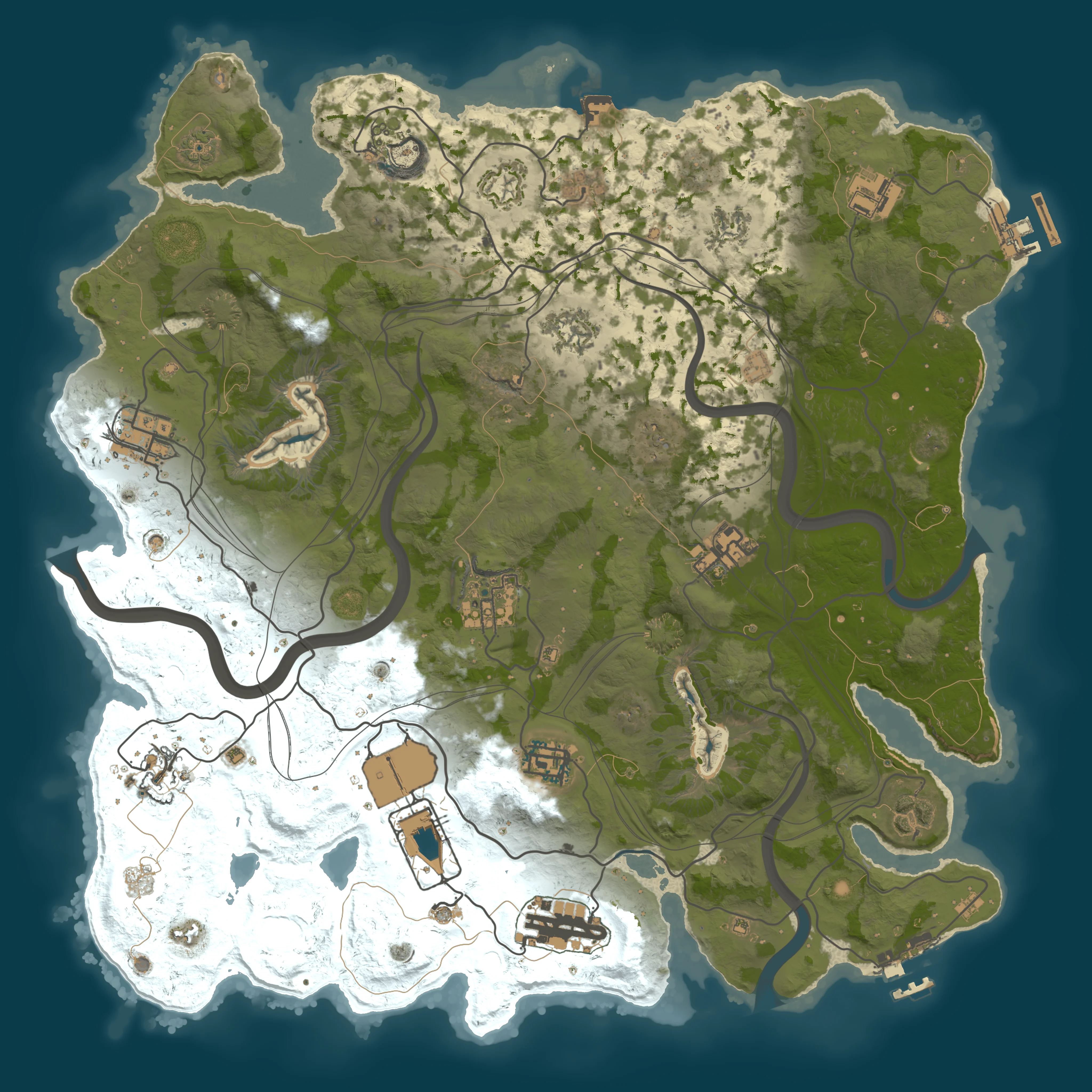 Rendered map for seed 1823961433