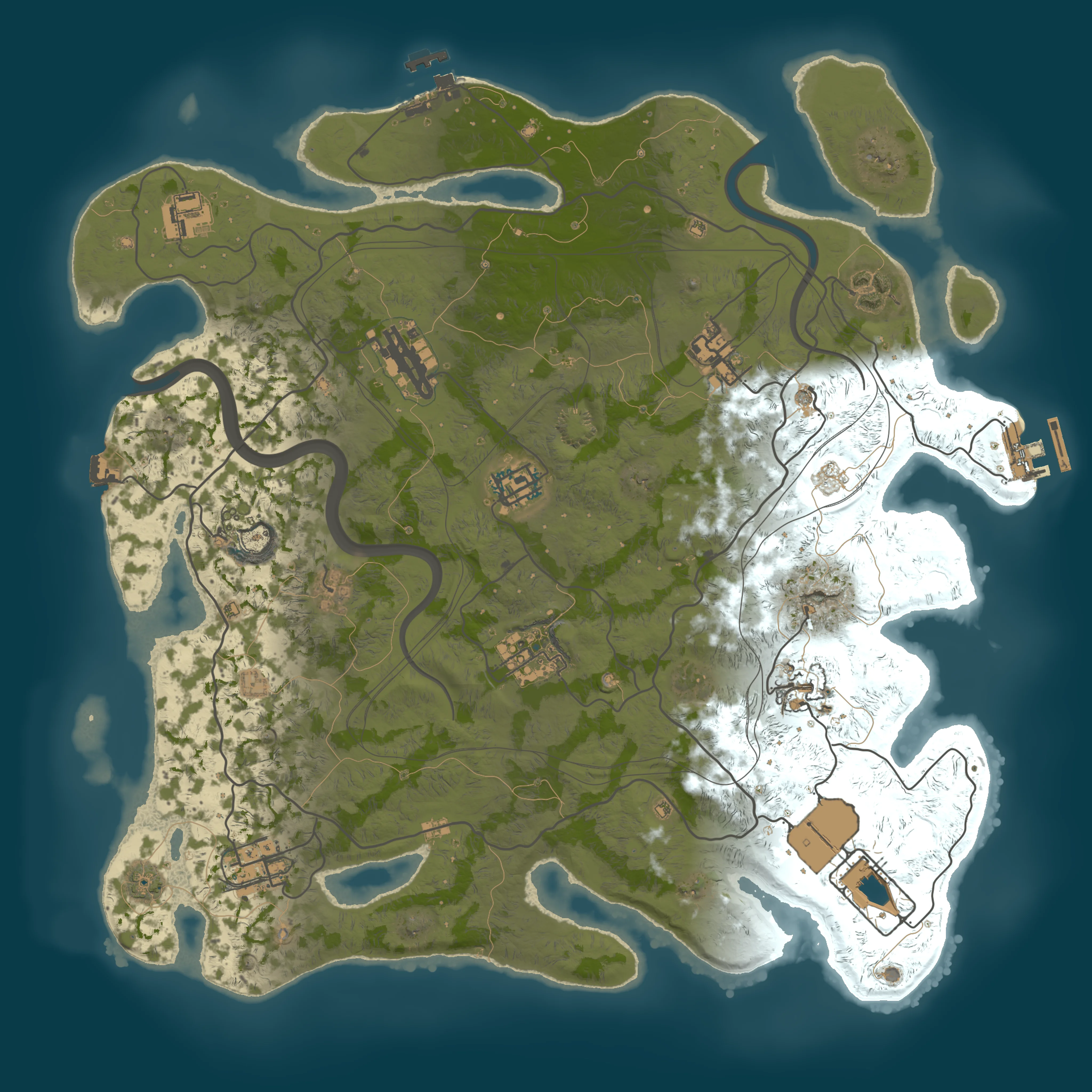 Rendered map for seed 0