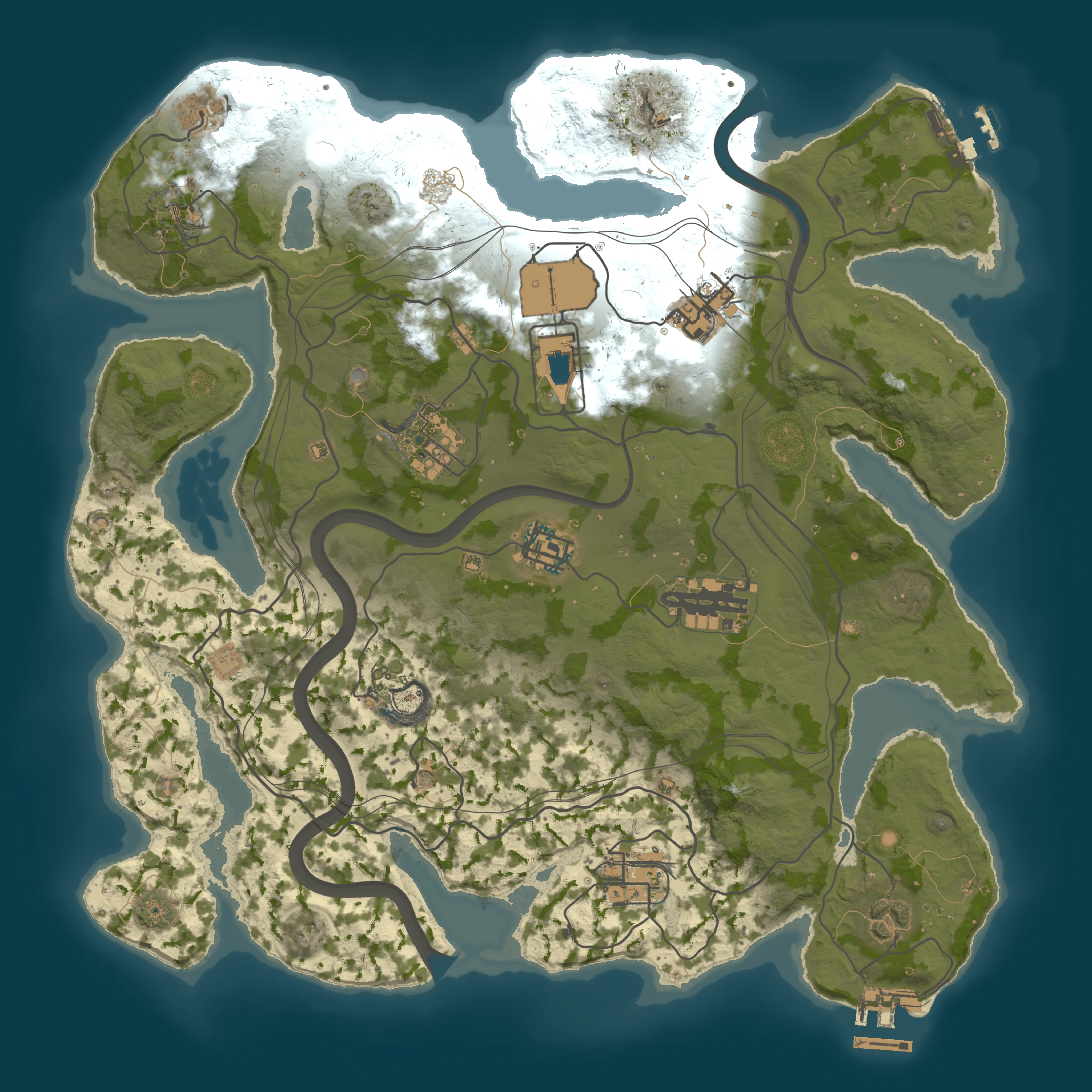 Rendered map for seed 1337
