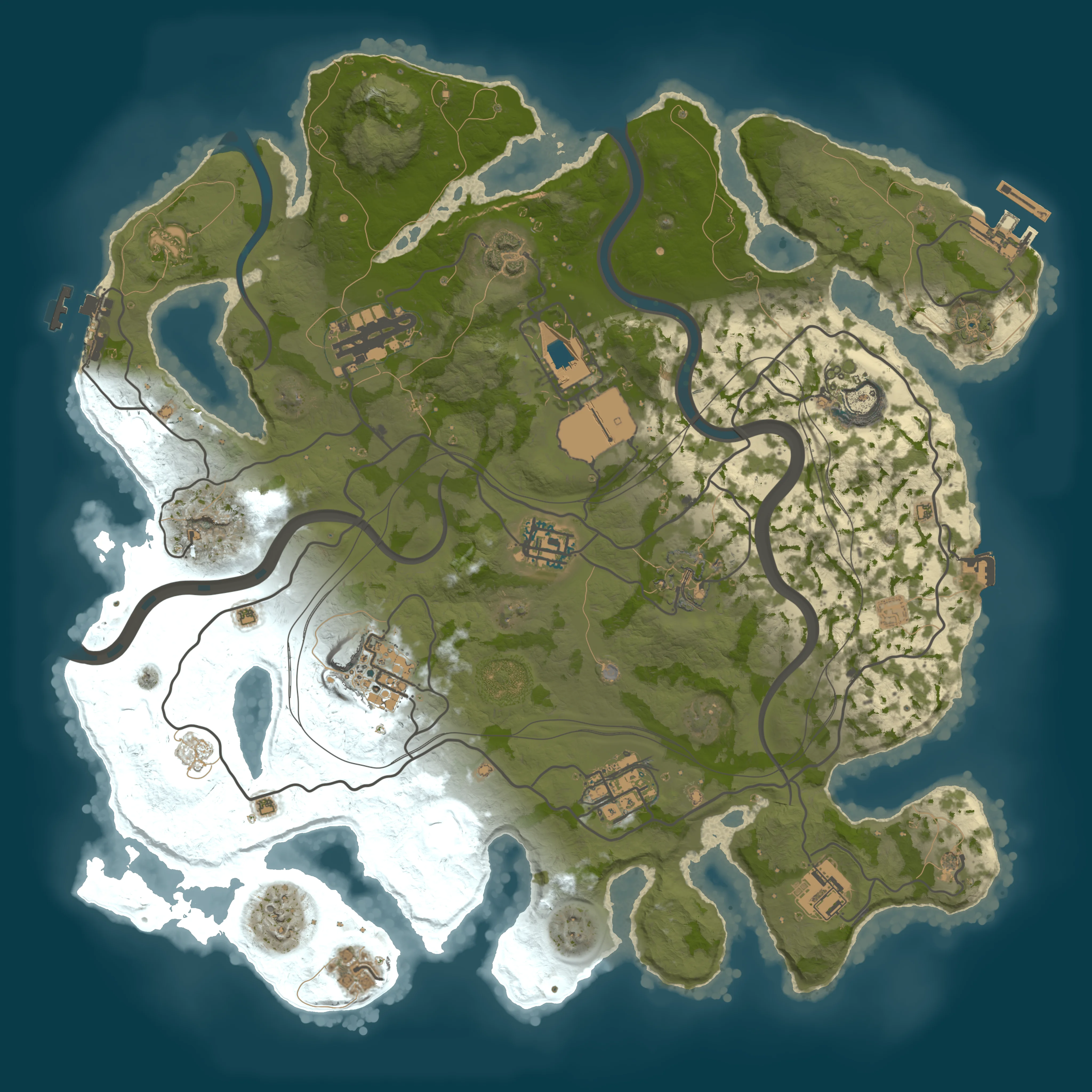 Rendered map for seed 1337