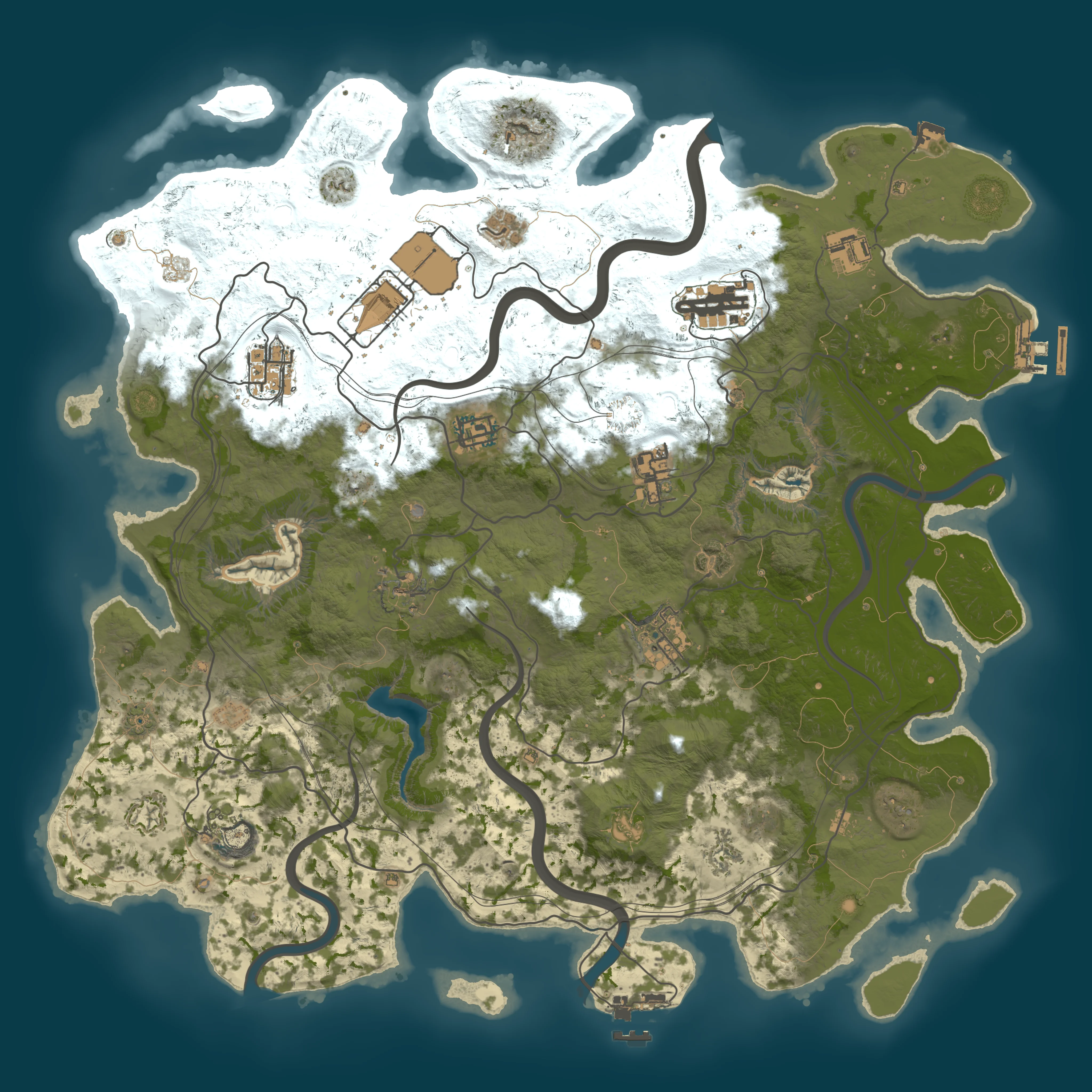 Rendered map for seed 1090998289
