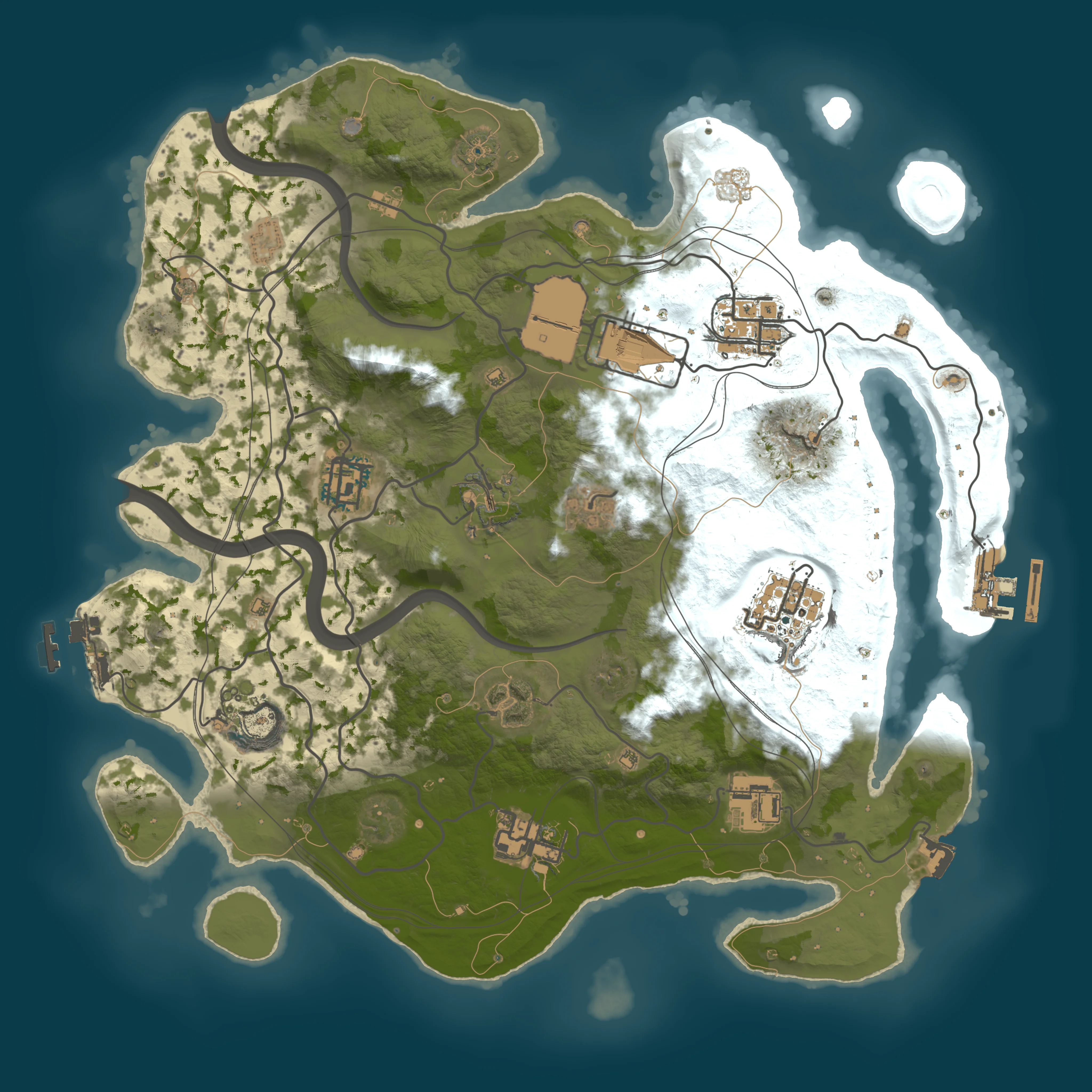 Rendered map for seed 1337