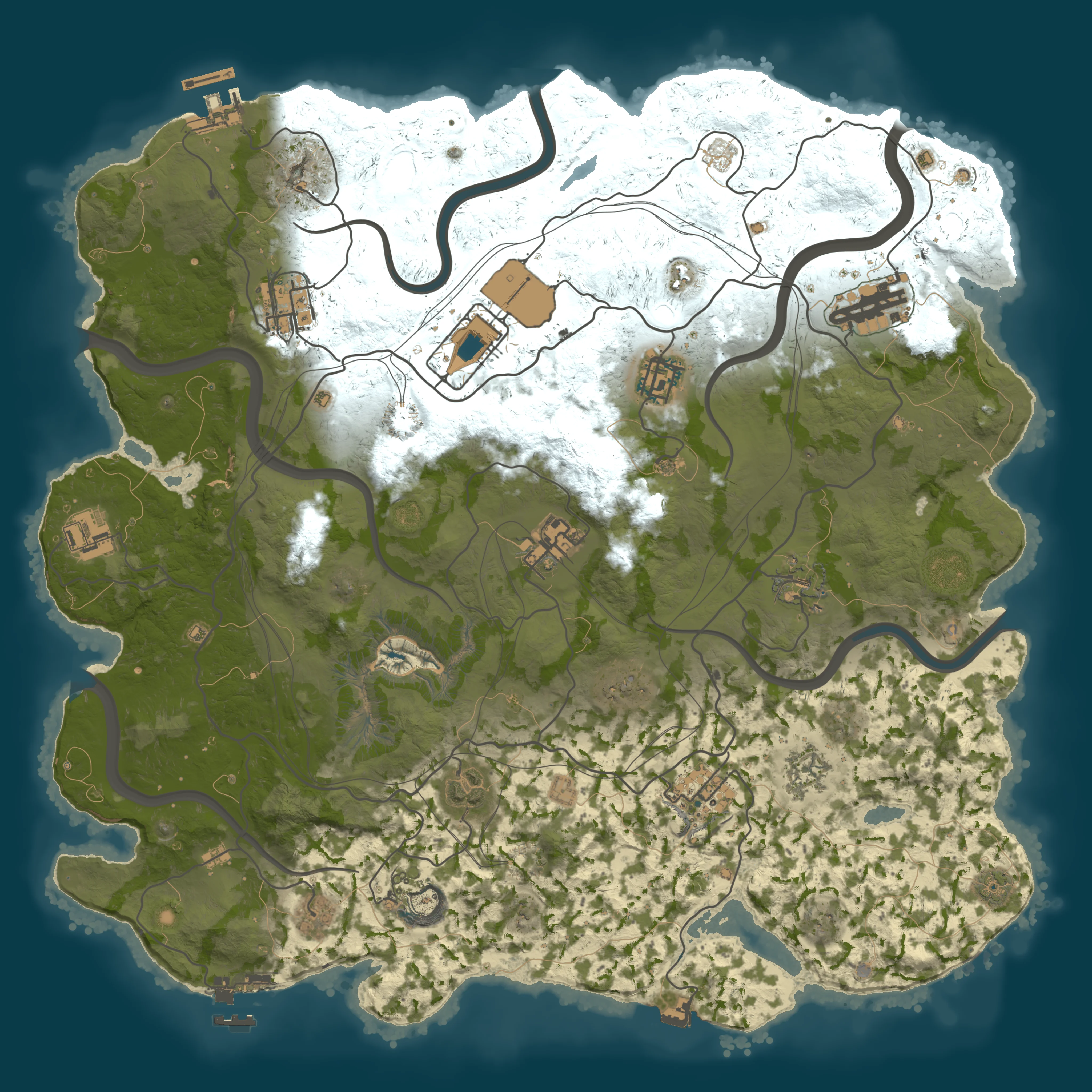 Rendered map for seed 1337