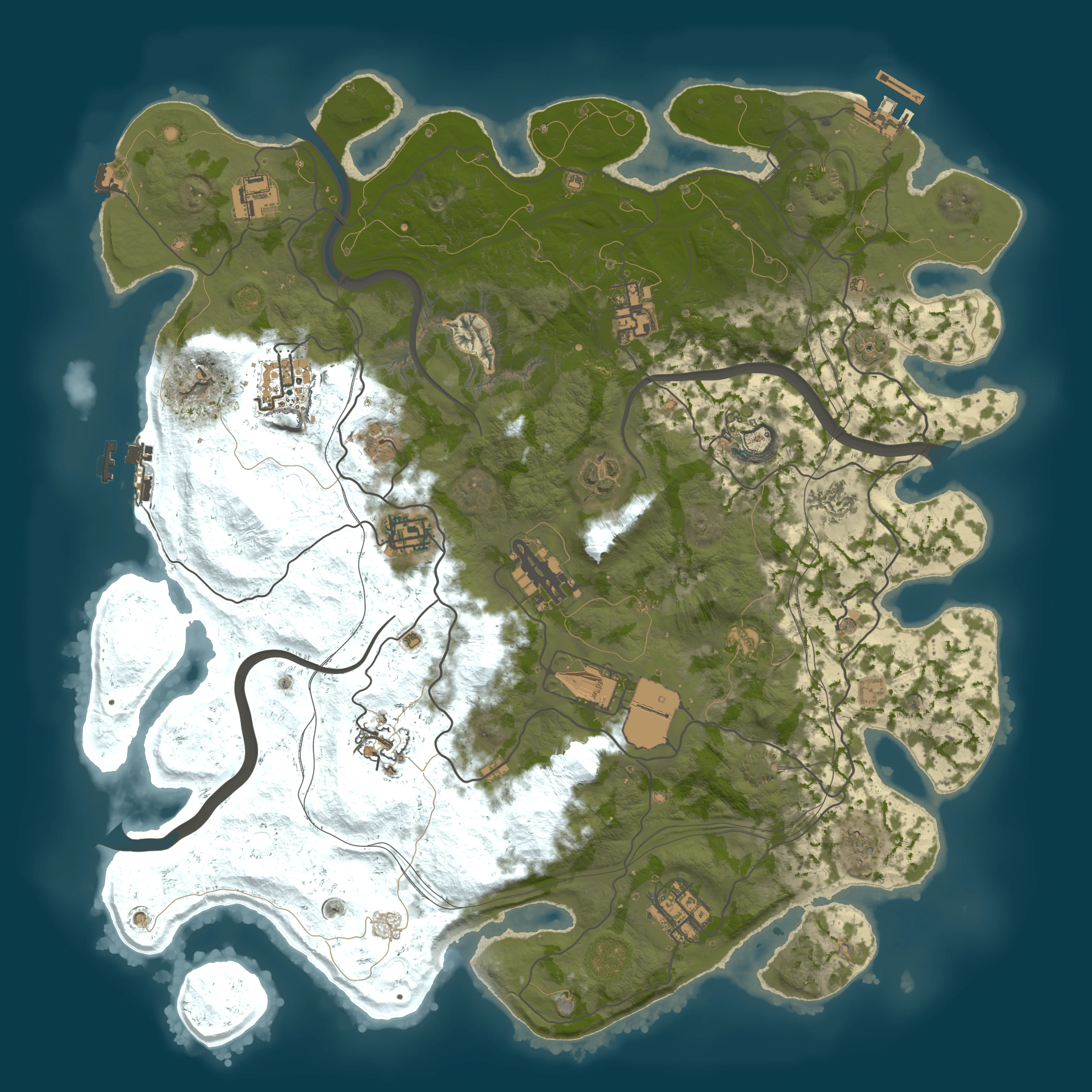 Rendered map for seed 2007934492