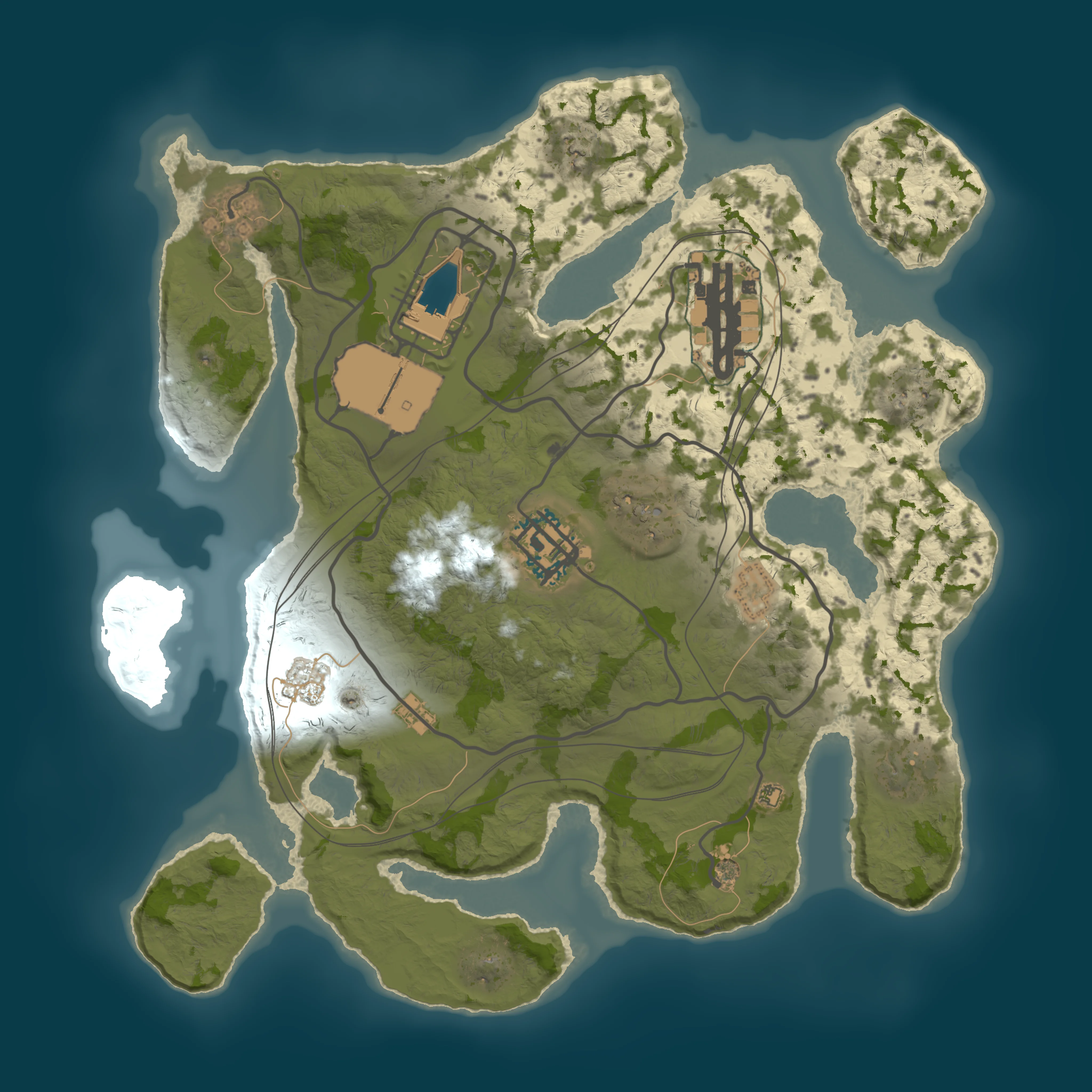 Rendered map for seed 1337