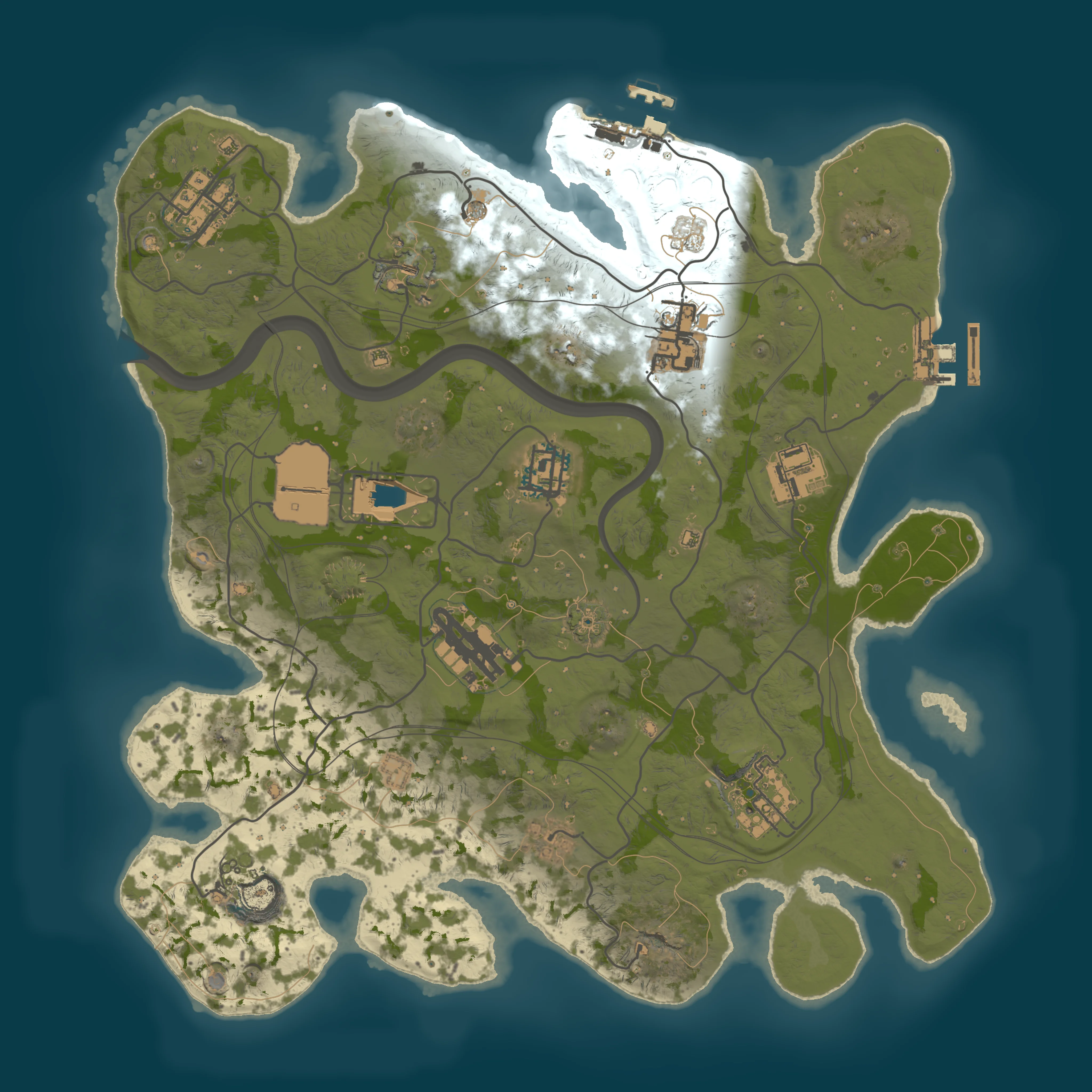 Rendered map for seed 1337