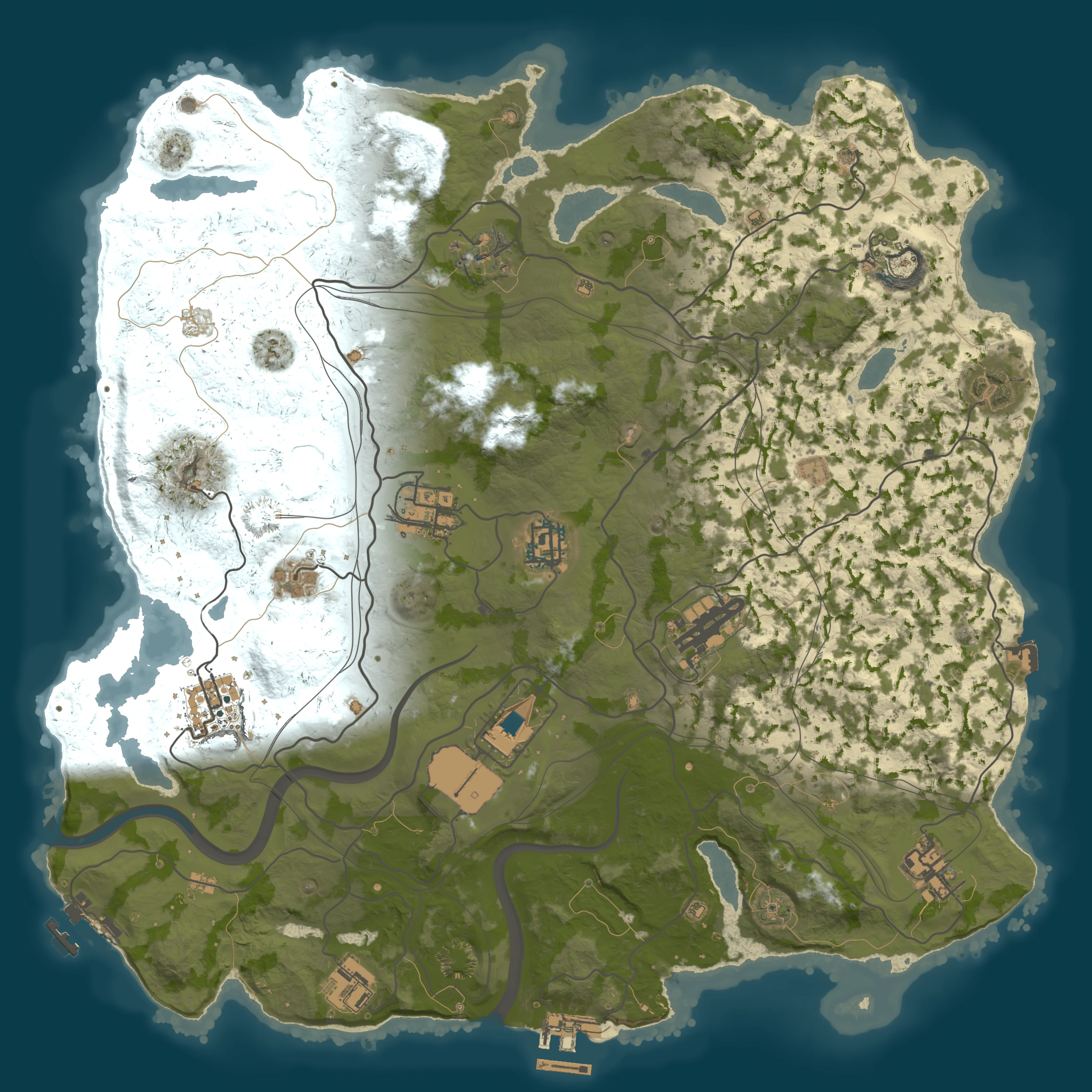 Rendered map for seed 1276431861