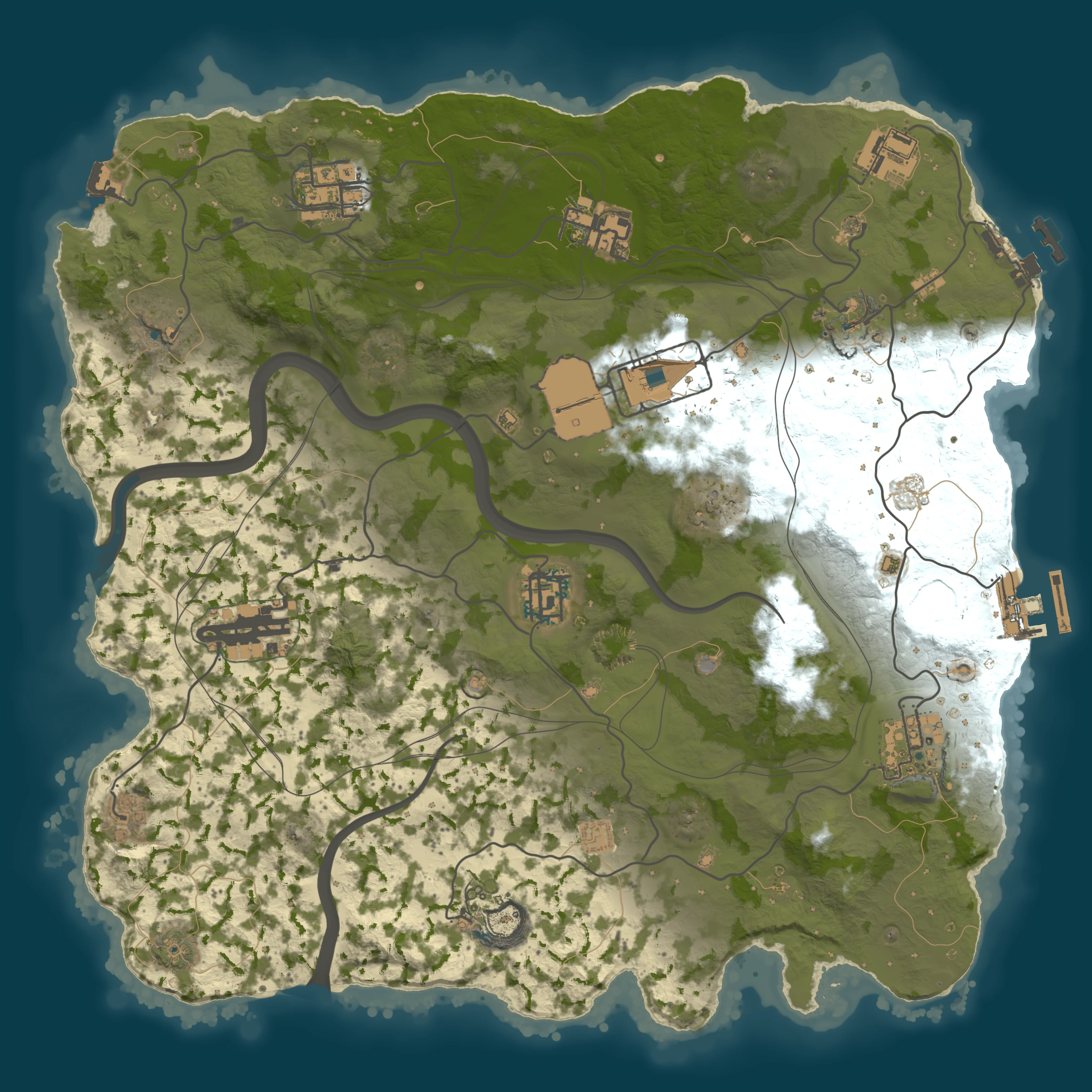 Rendered map for seed 1361030104