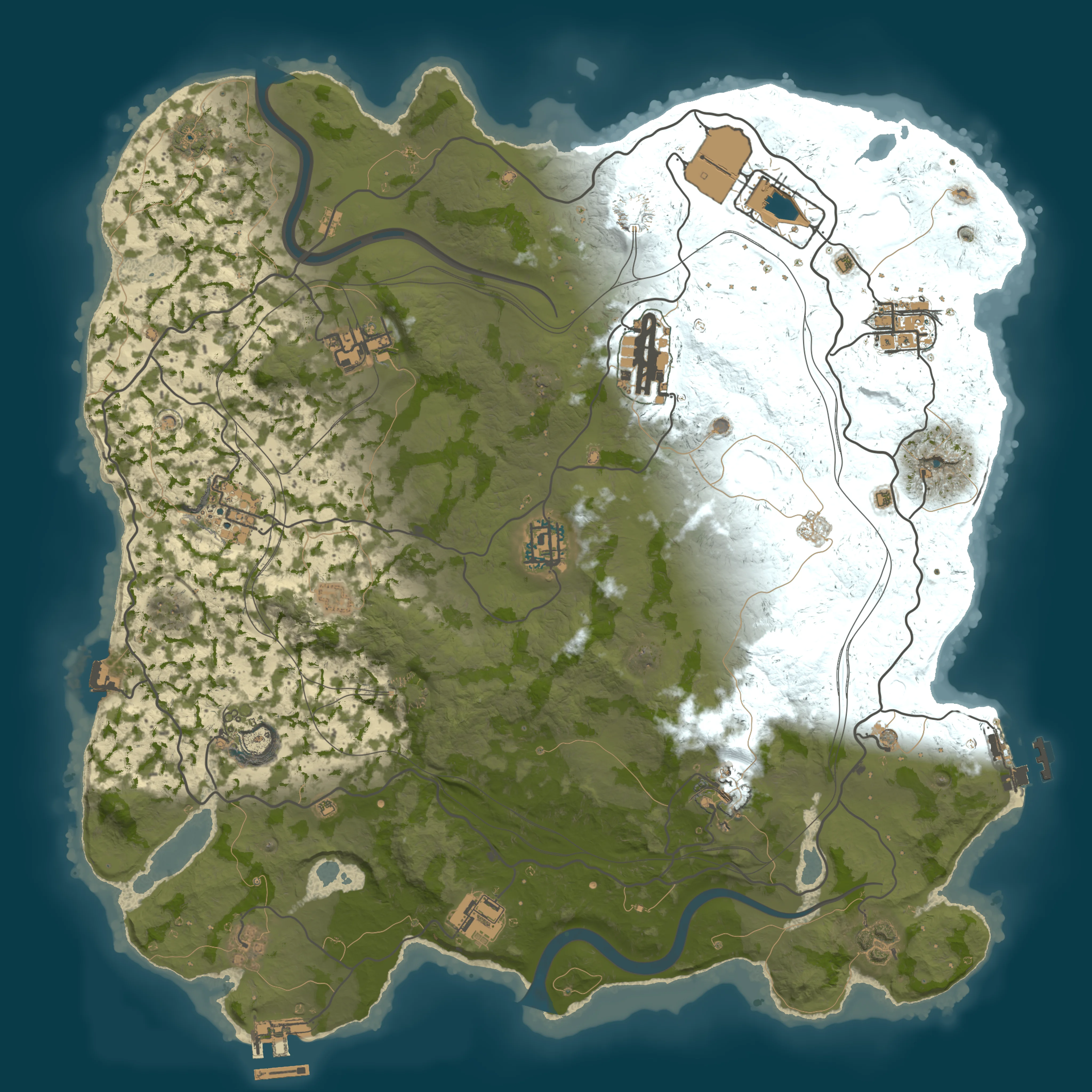 Rendered map for seed 2140896566