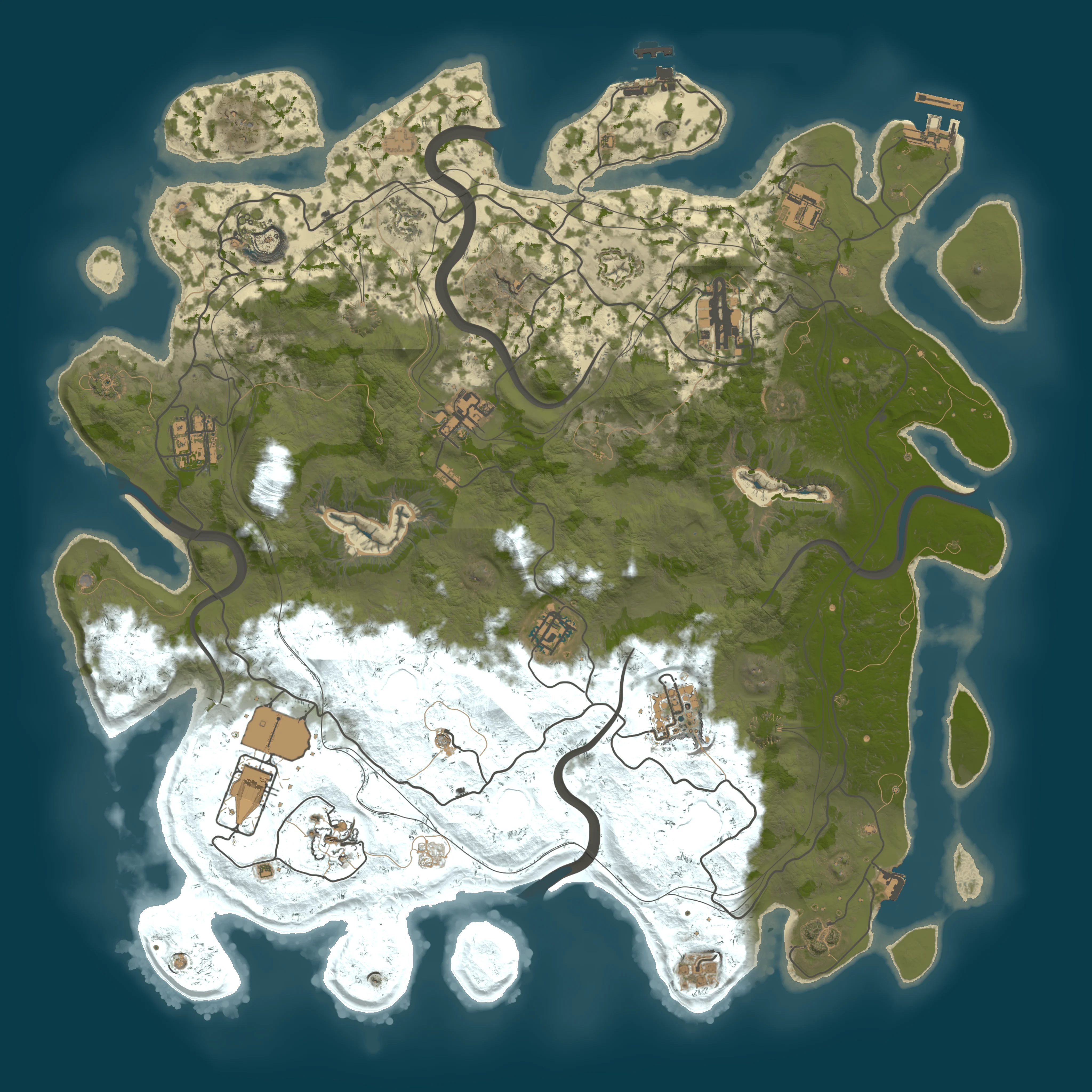 Rendered map for seed 1337