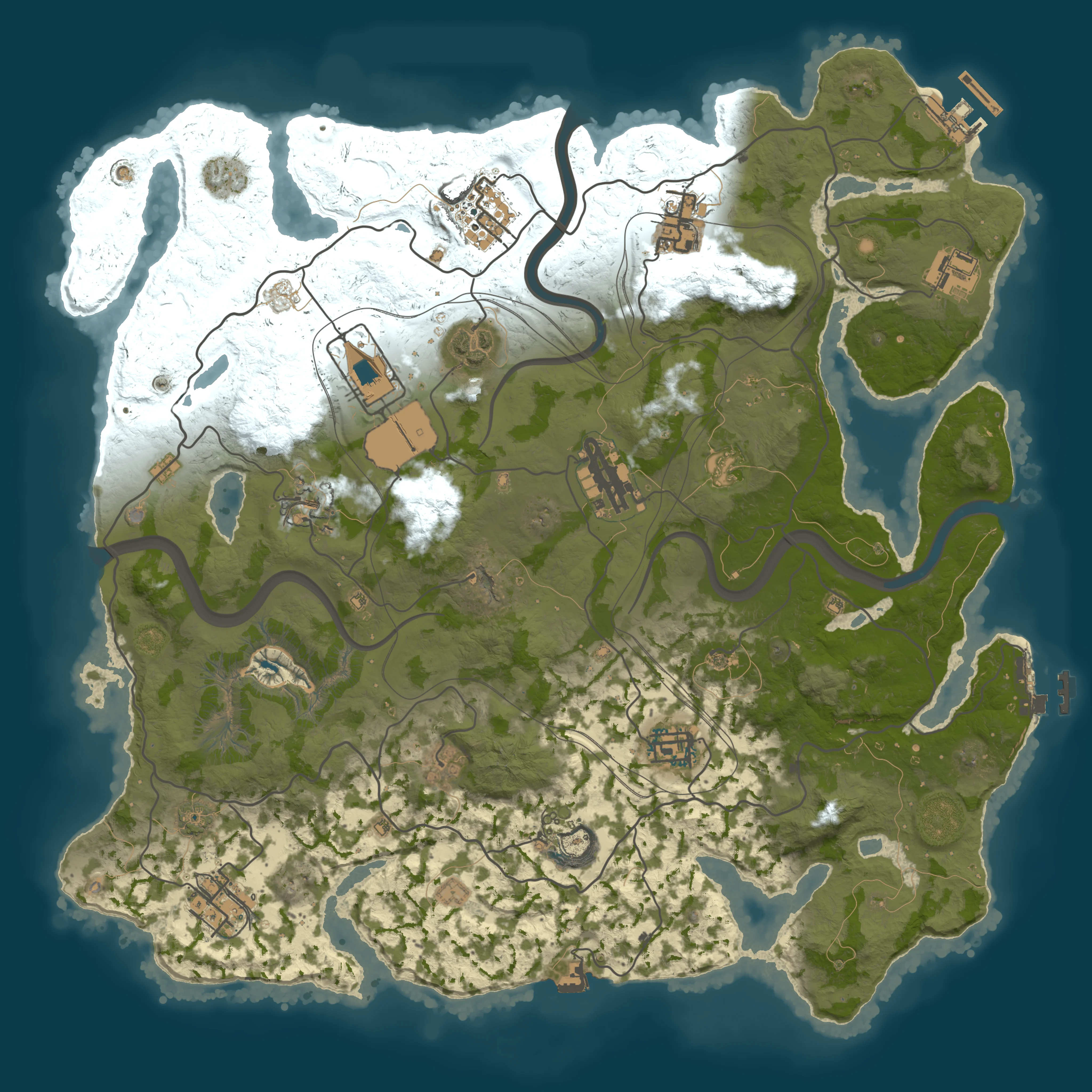 Rendered map for seed 1337