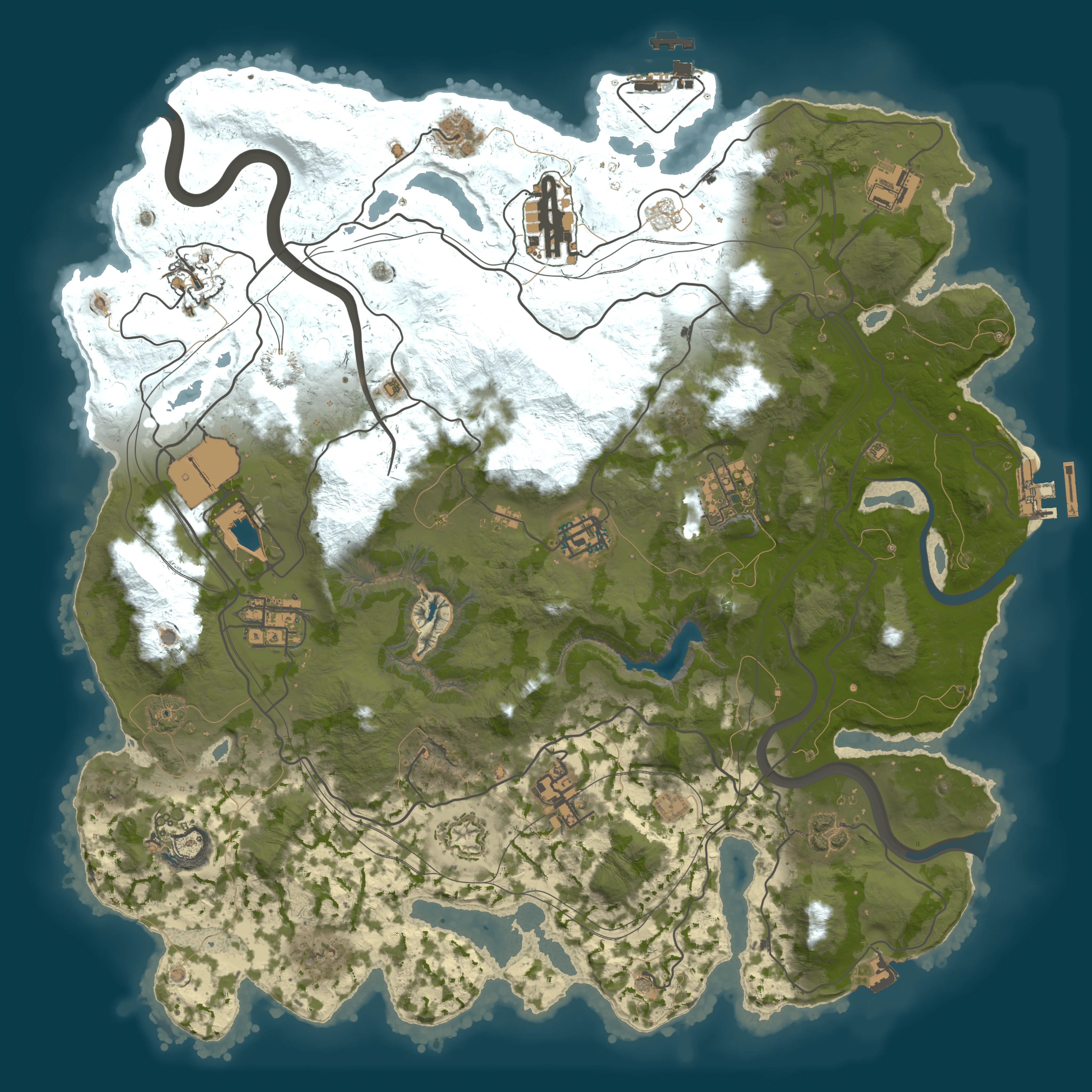 Rendered map for seed 426419656
