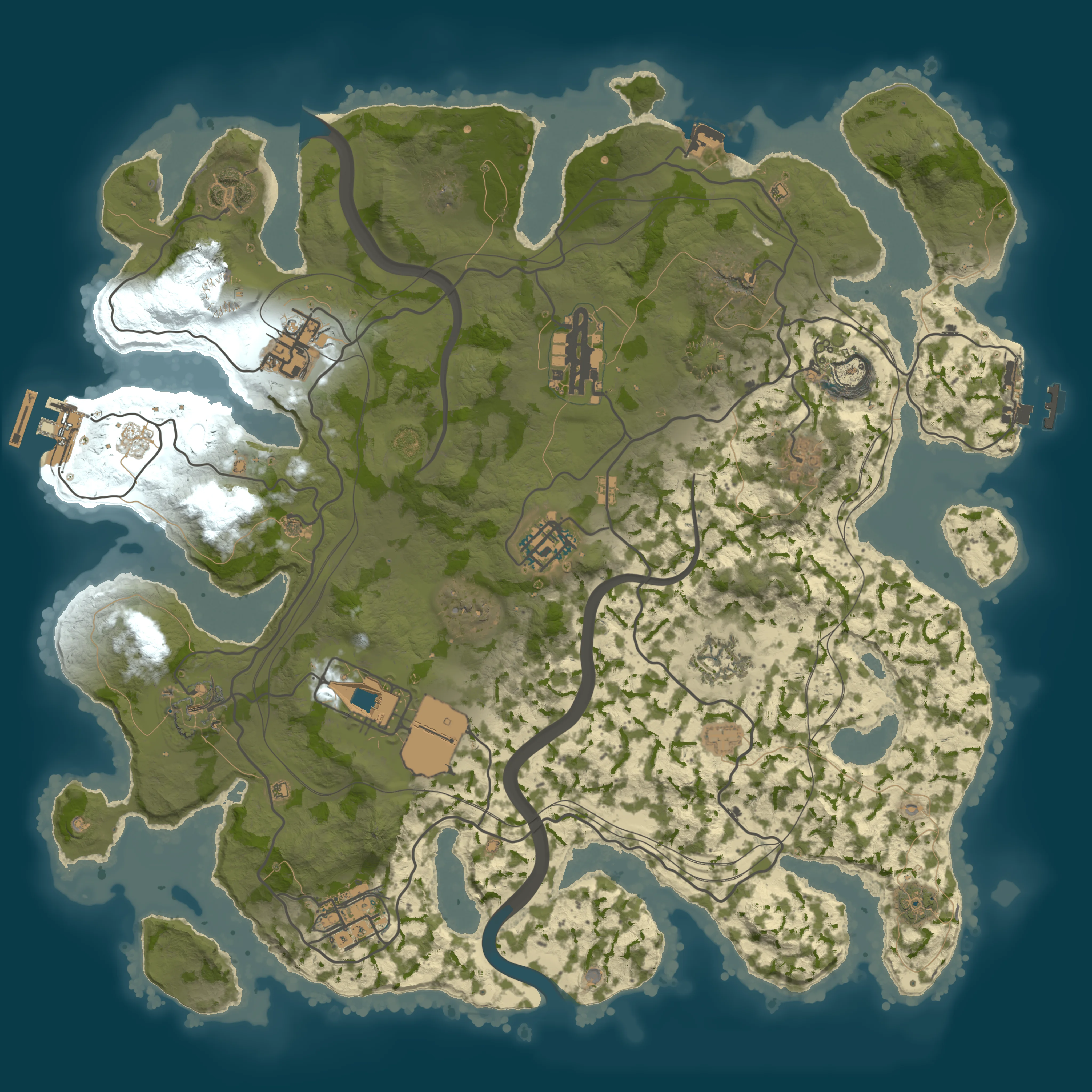 Rendered map for seed 1337
