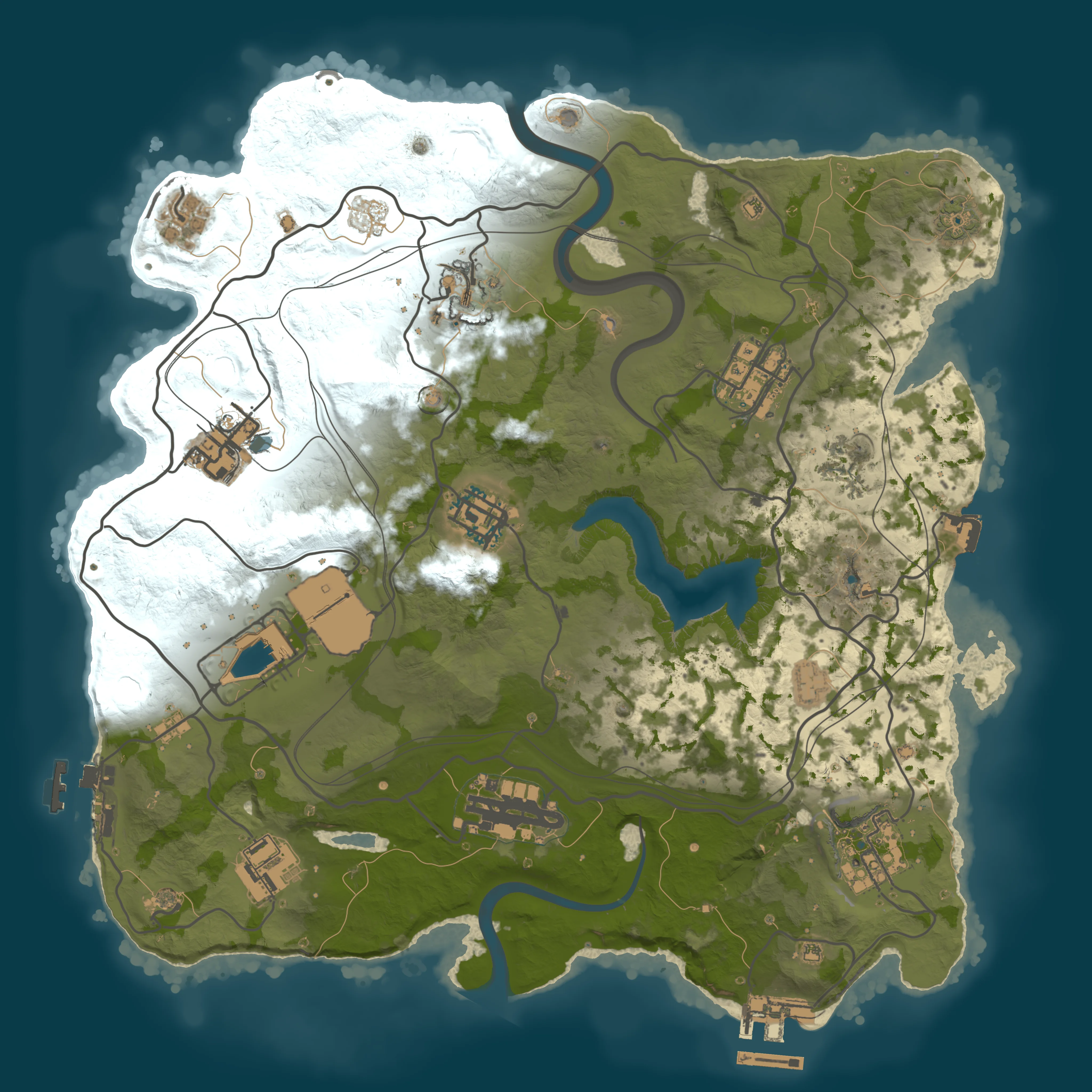 Rendered map for seed 1337