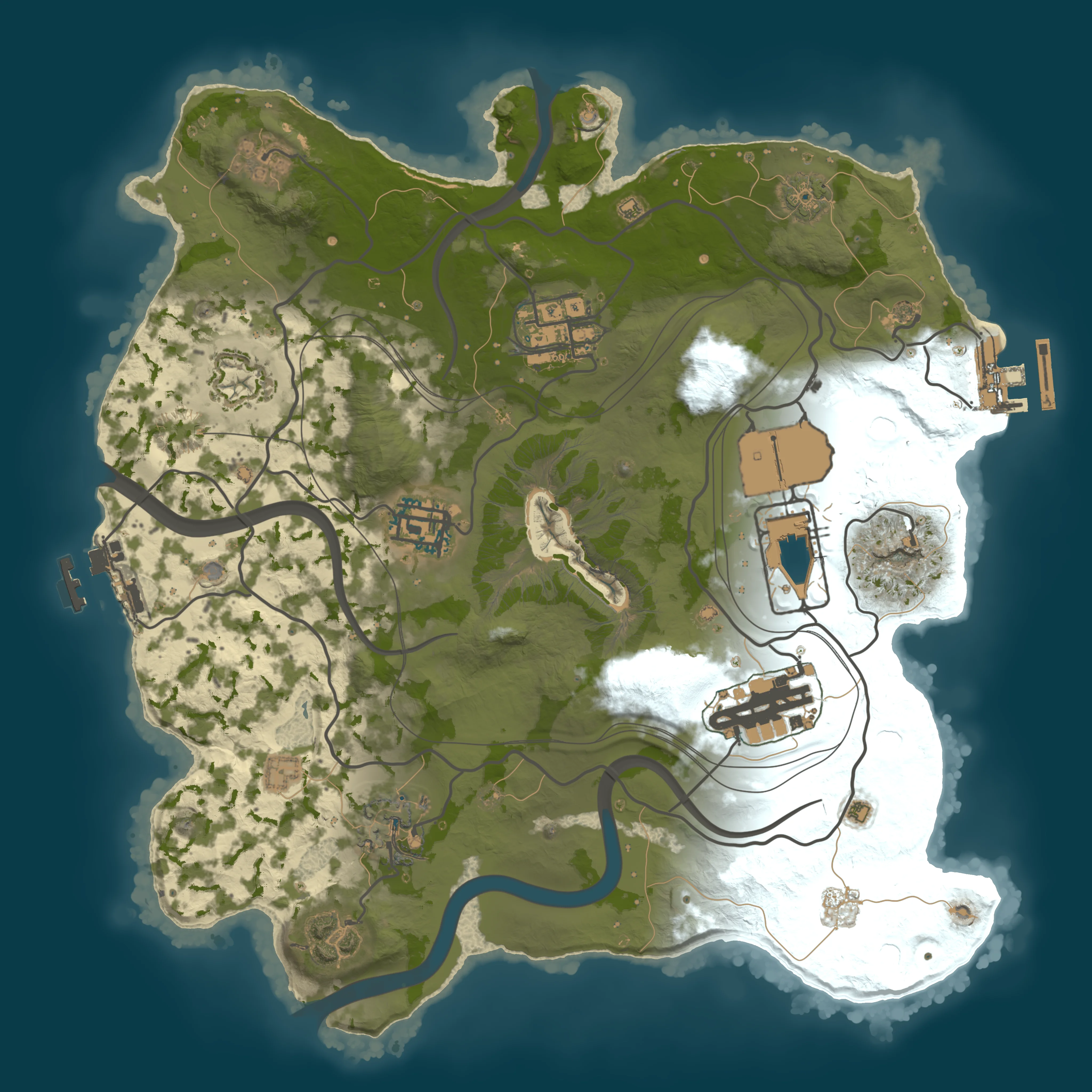 Rendered map for seed 1337