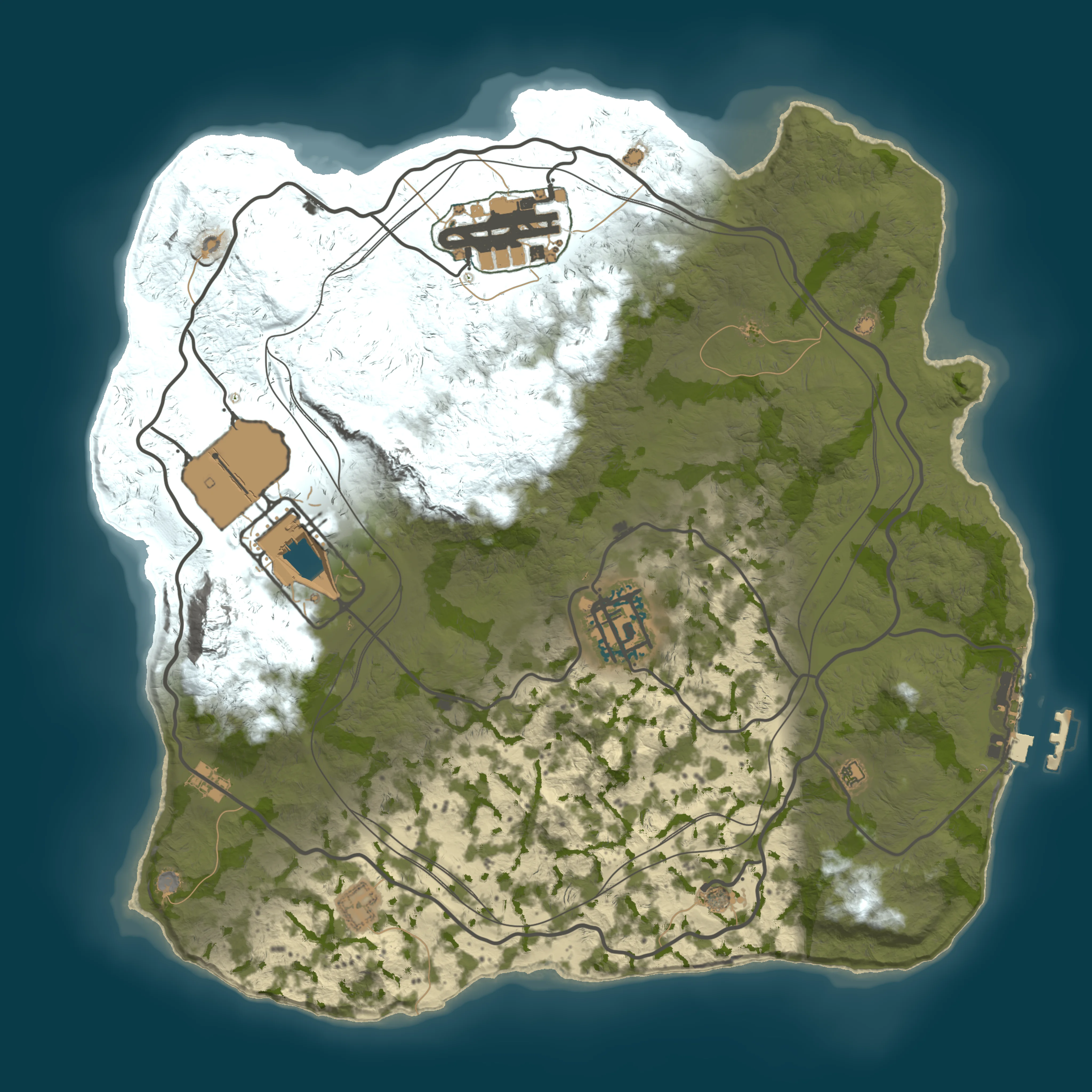 Rendered map for seed 1234