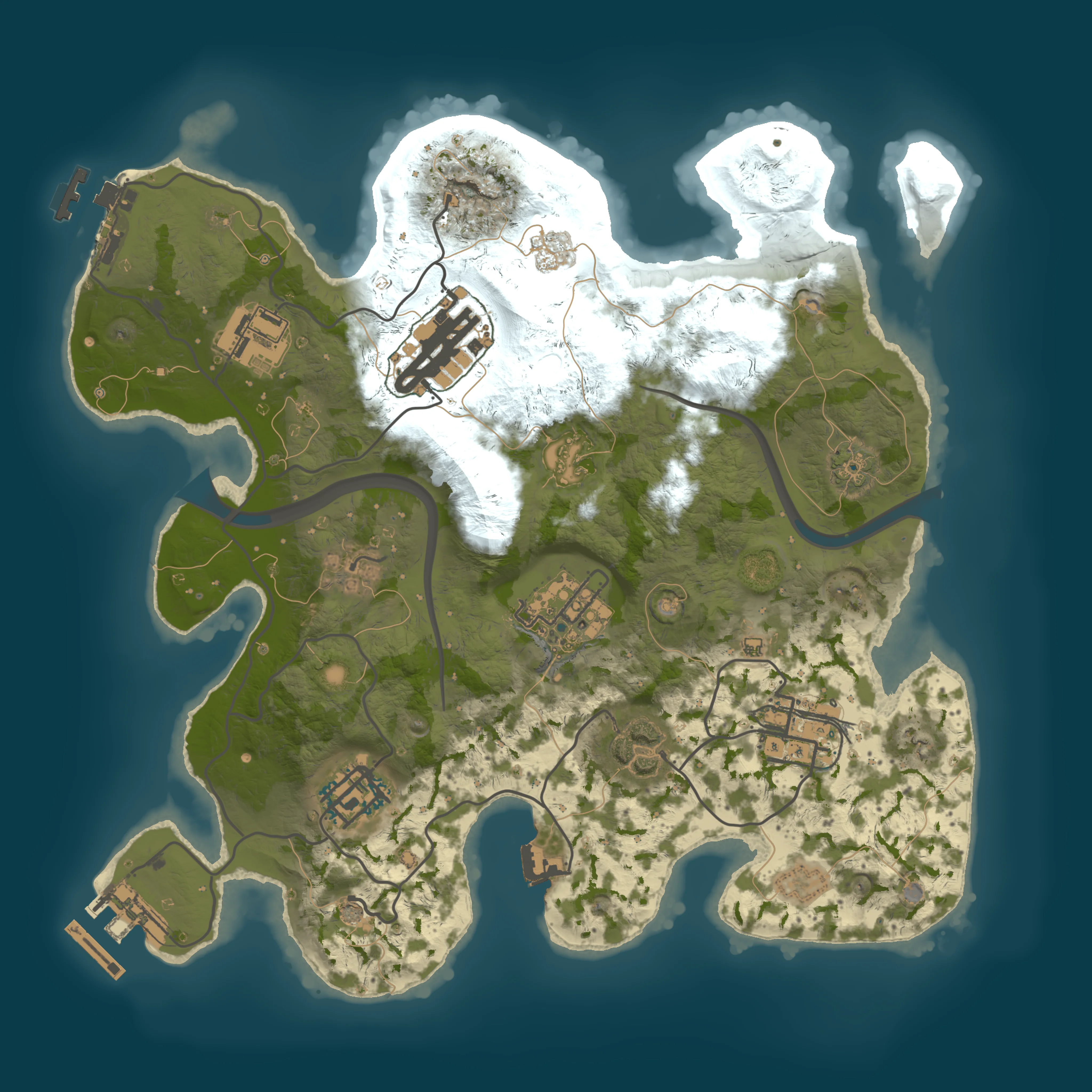 Rendered map for seed 0