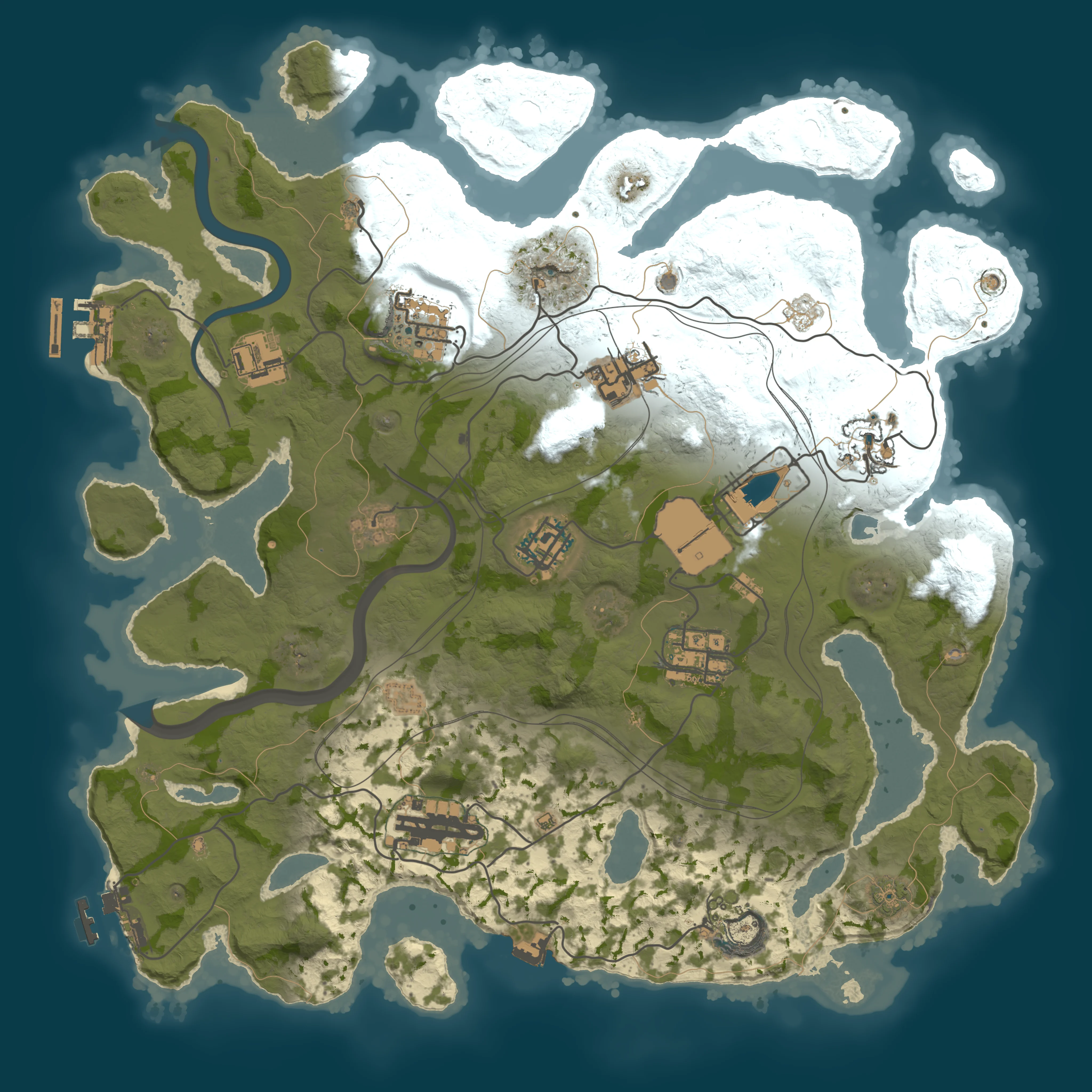 Rendered map for seed 1337