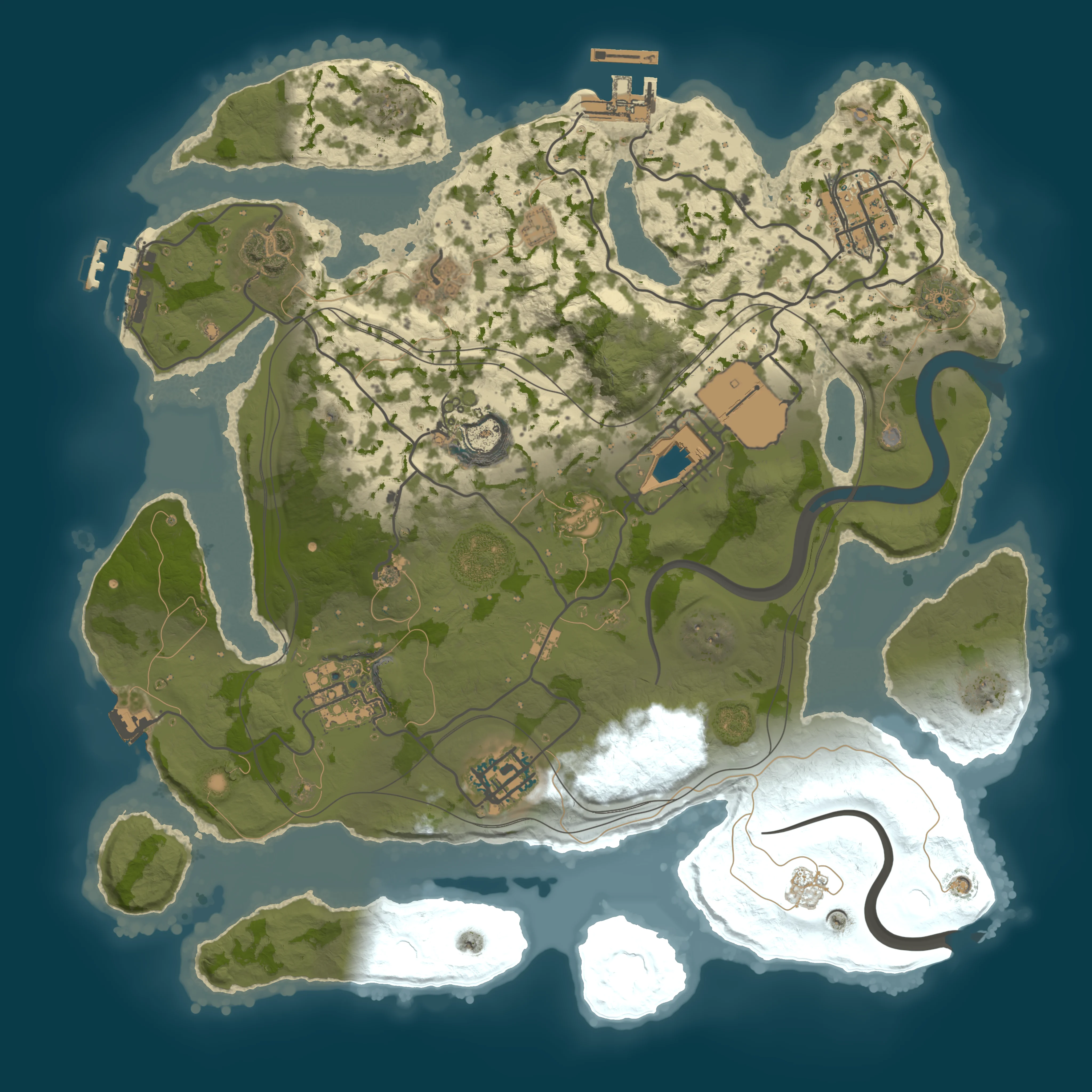 Rendered map for seed 1337