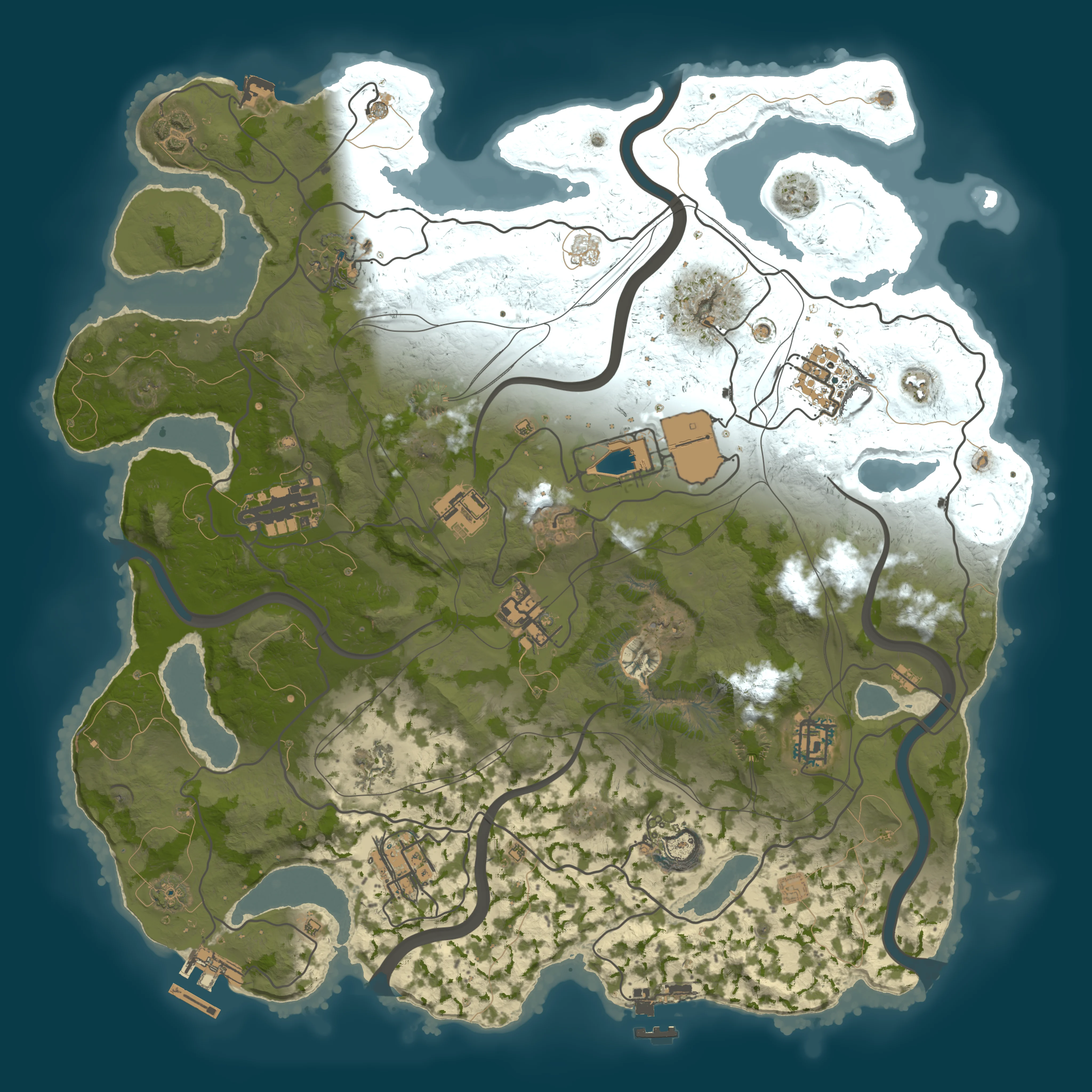 Rendered map for seed 1337