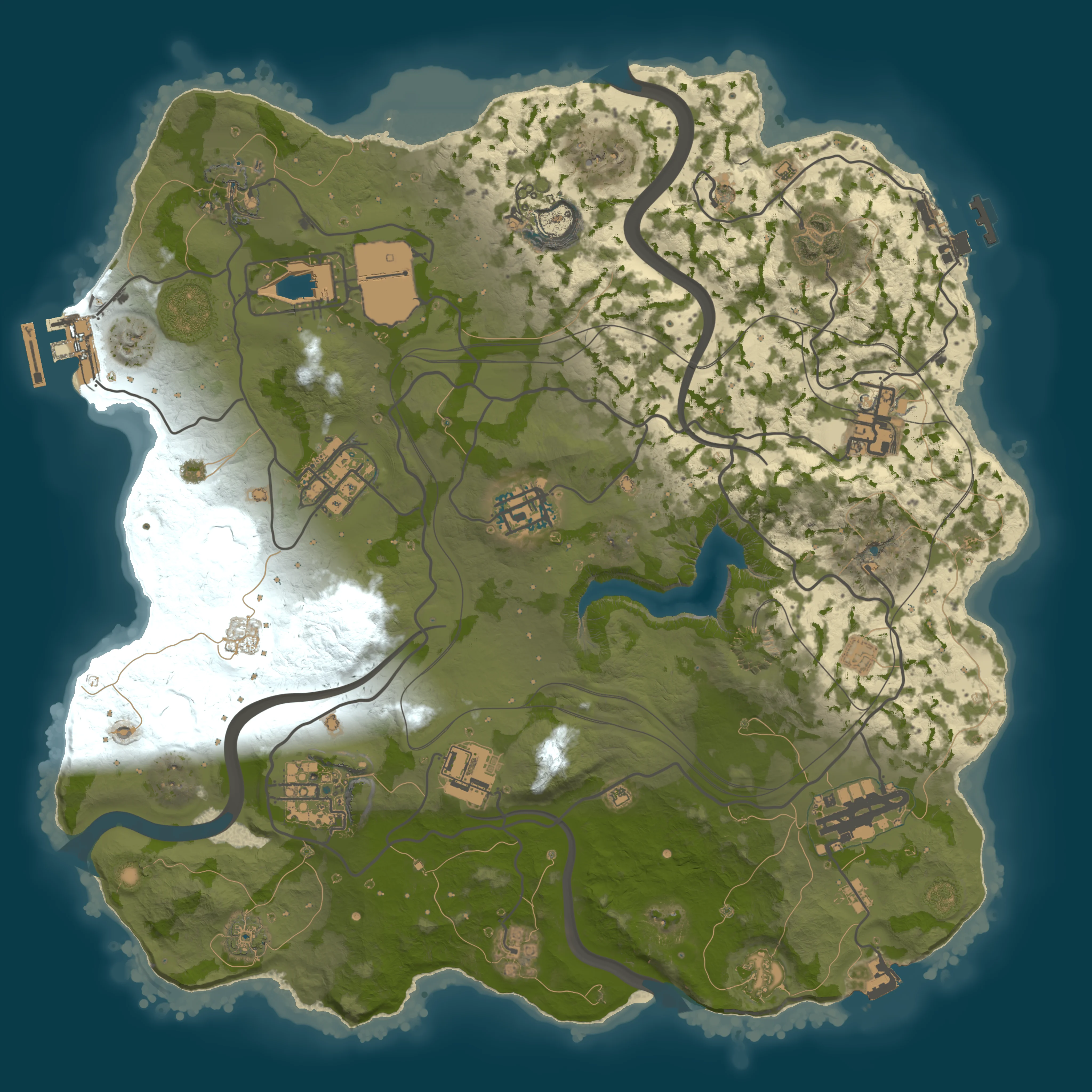 Rendered map for seed 1337