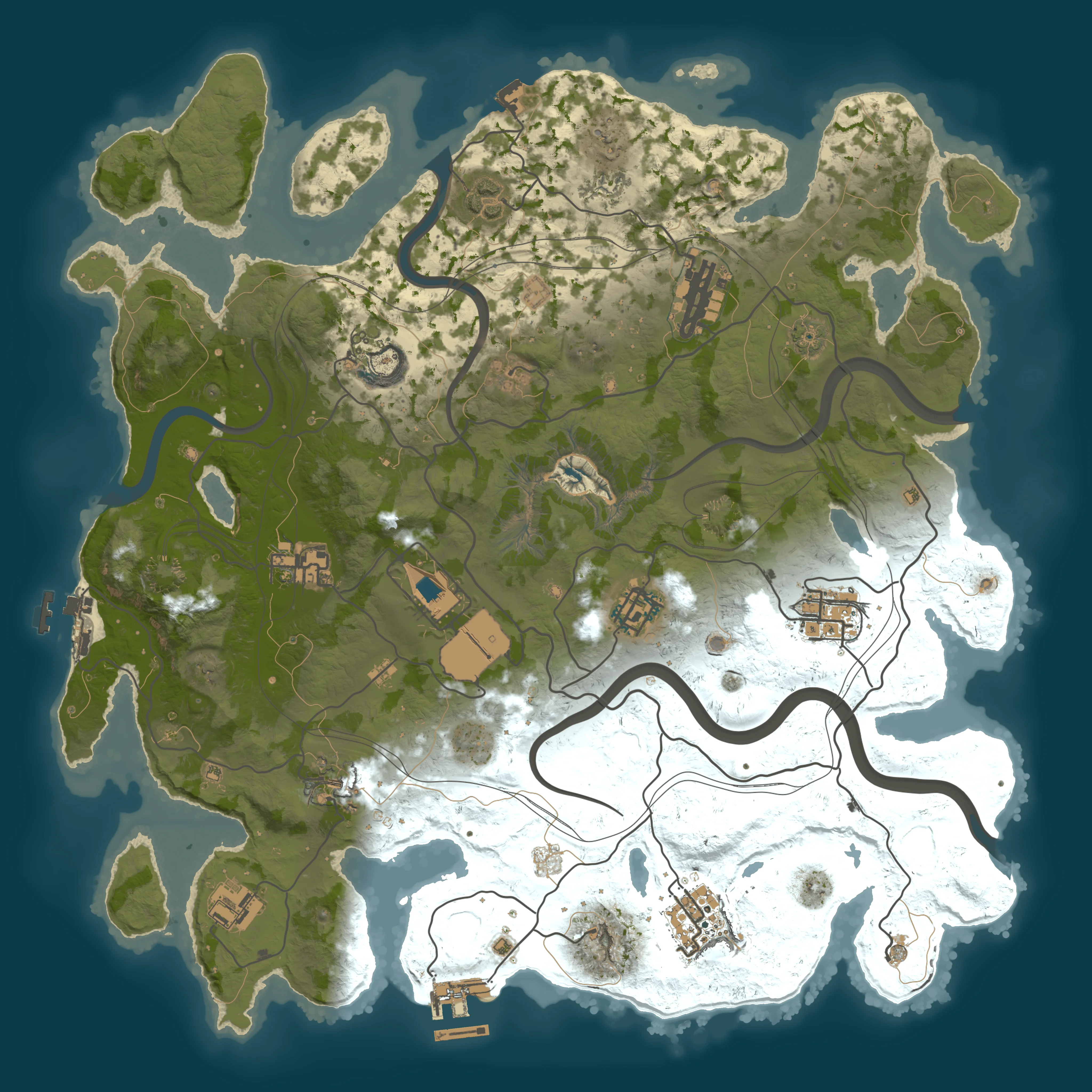 Rendered map for seed 1337