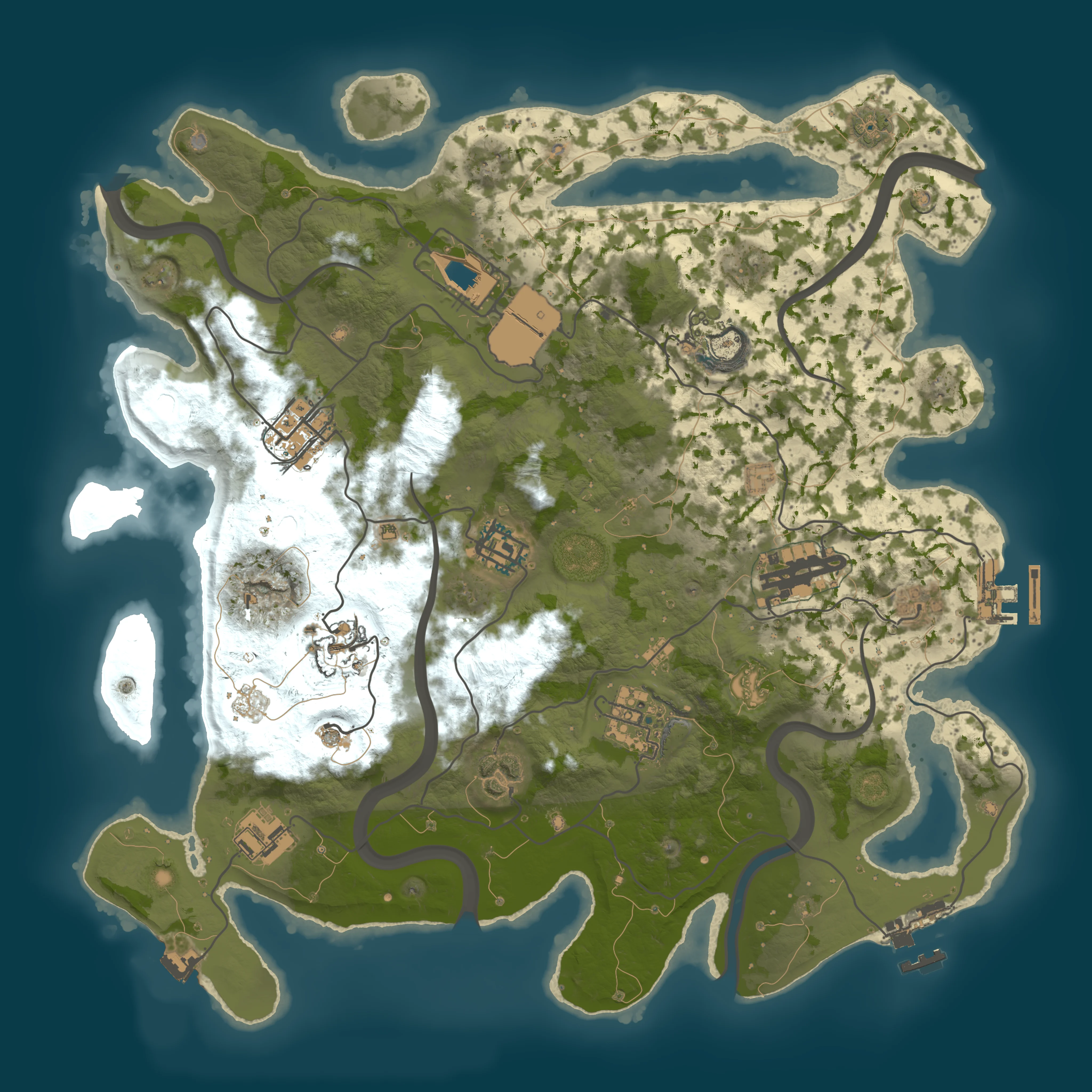 Rendered map for seed 1337