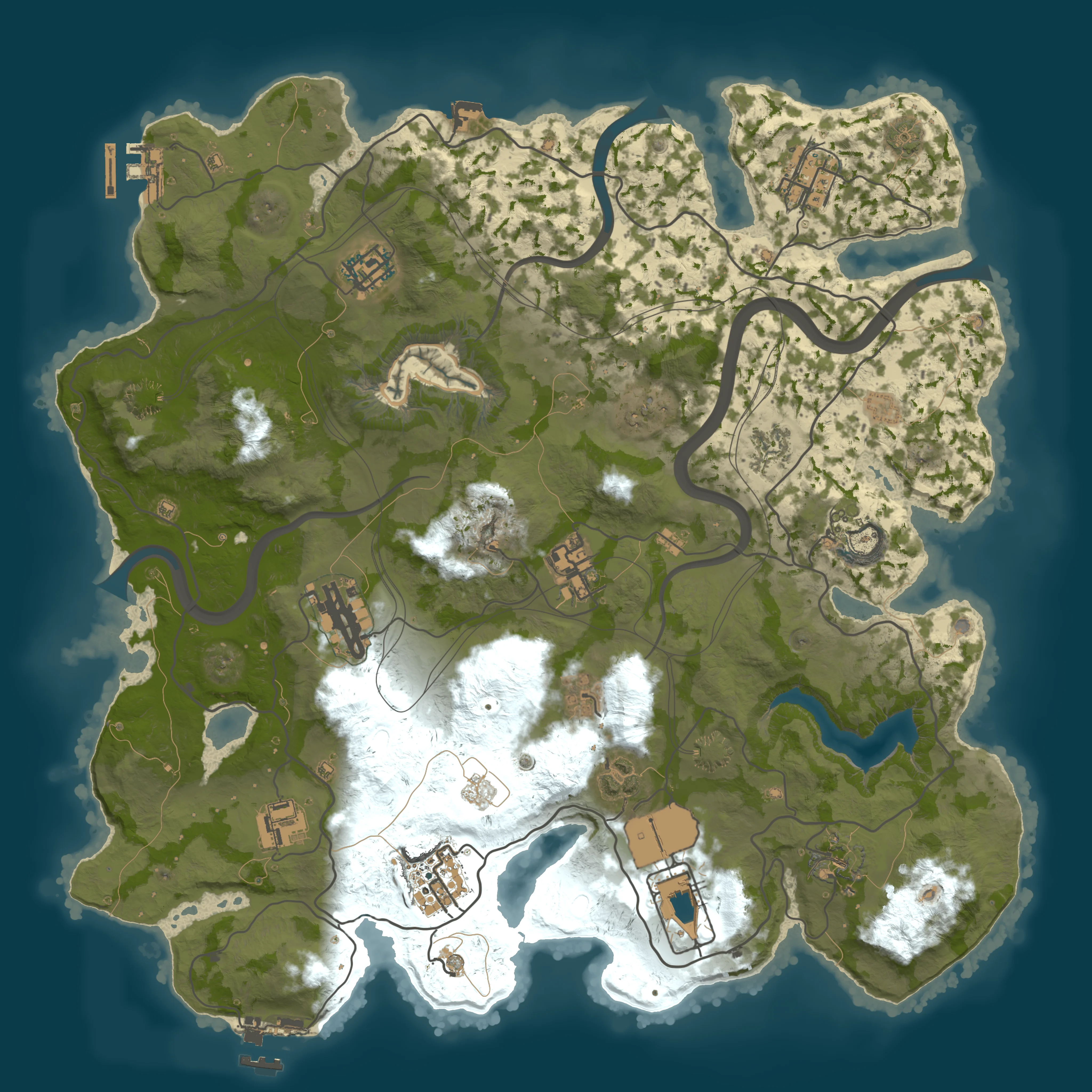 Rendered map for seed 901397951