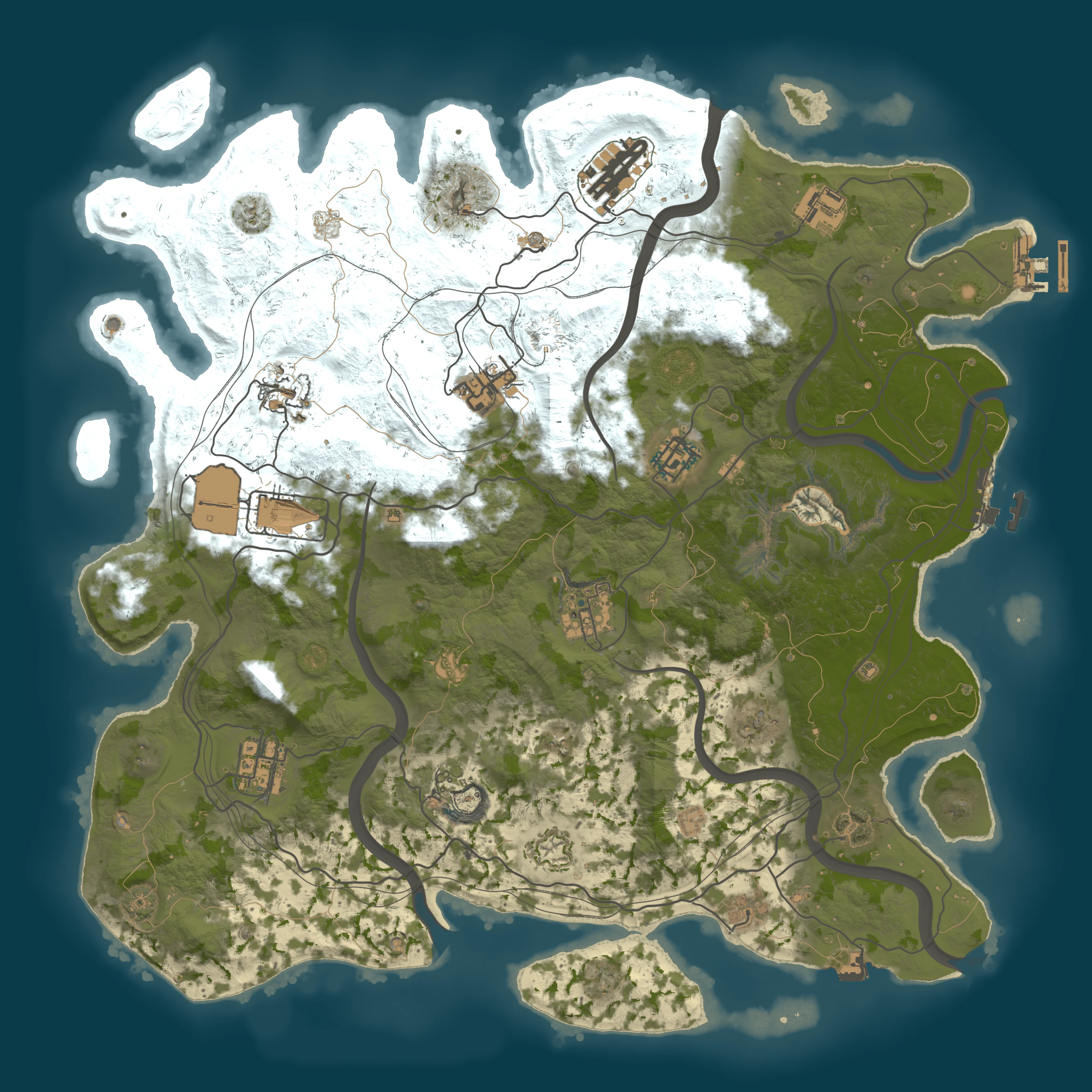 Rendered map for seed 1337