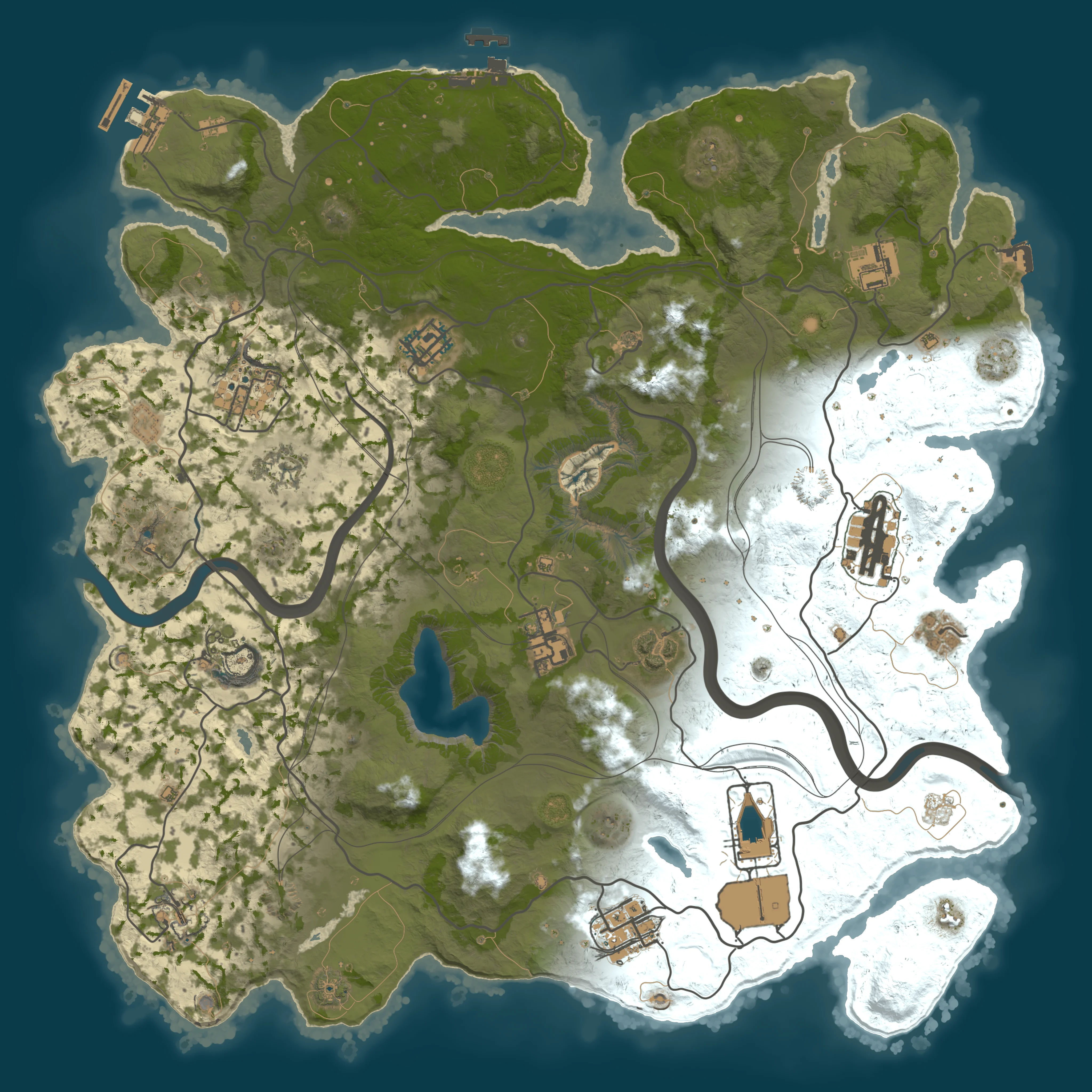 Rendered map for seed 1337