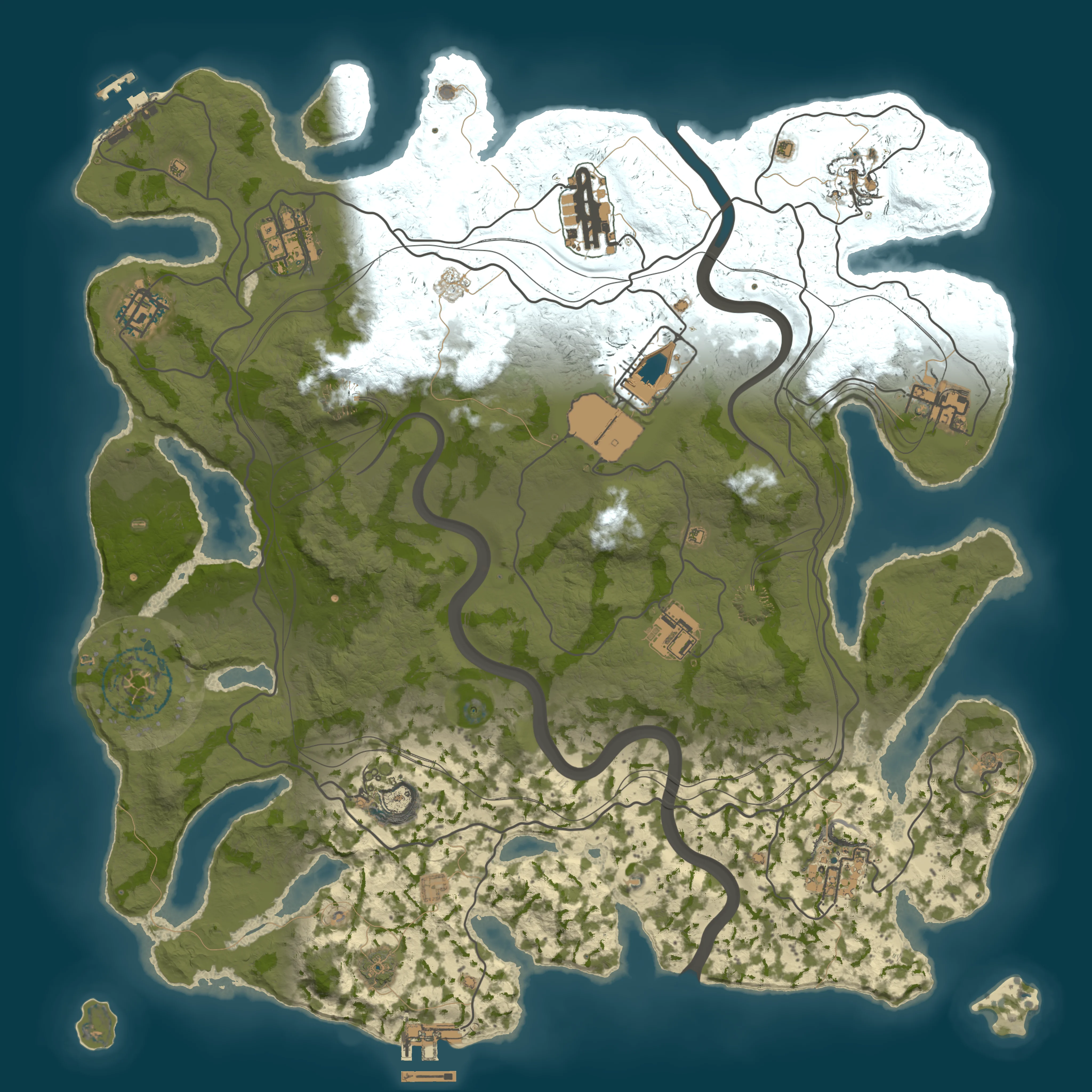 Rendered map for seed 1337