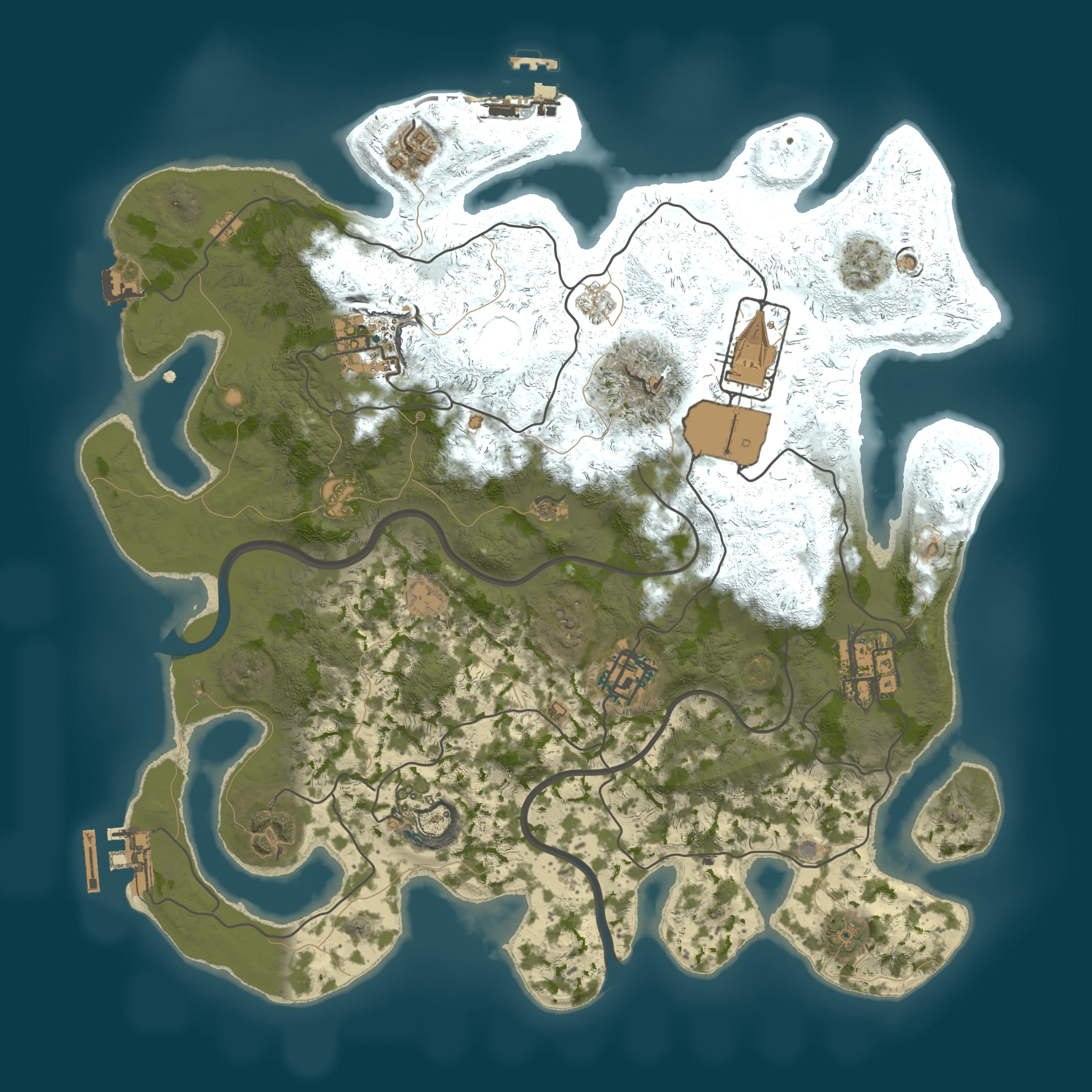 Rendered map for seed 1337